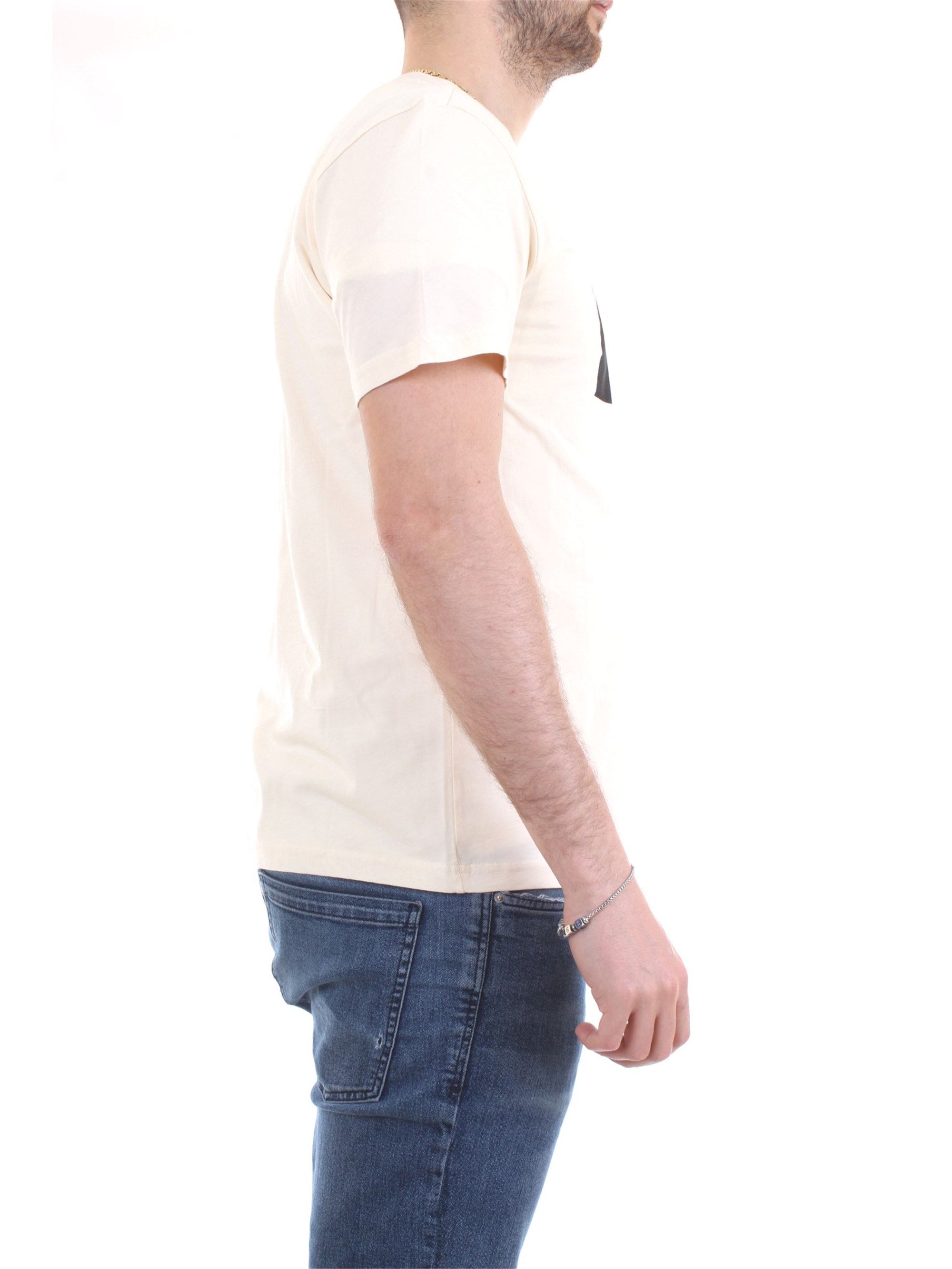 WOOLRICH CFWOTE0038MRUT1486 White Clothing Man T-Shirt/Polo WOOLRICH CFWOTE0038MRUT1486 White Clothing Man T-Shirt/Polo