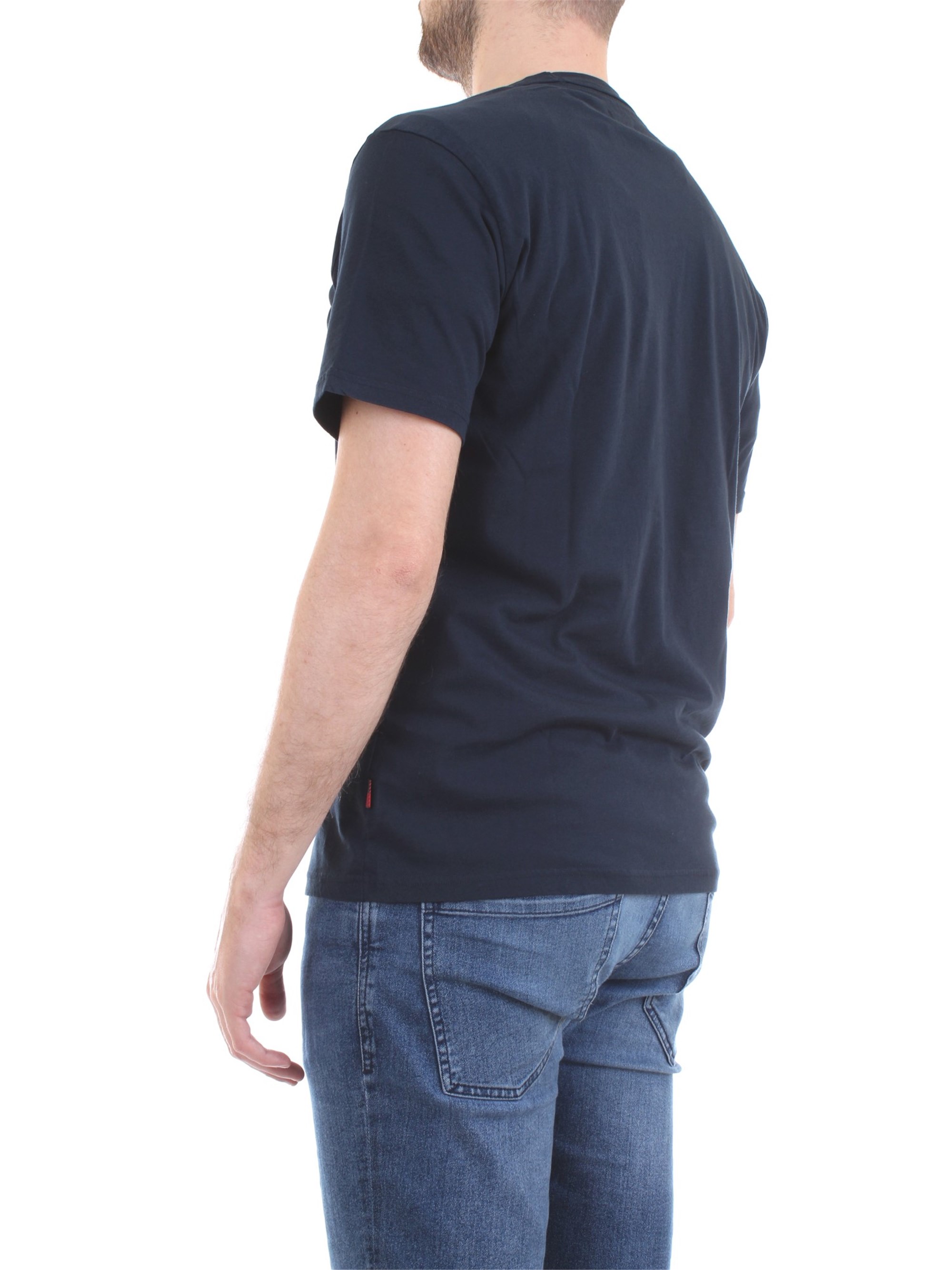 WOOLRICH CFWOTE0038MRUT1486 Blue Clothing Man T-Shirt/Polo WOOLRICH CFWOTE0038MRUT1486 Blue Clothing Man T-Shirt/Polo