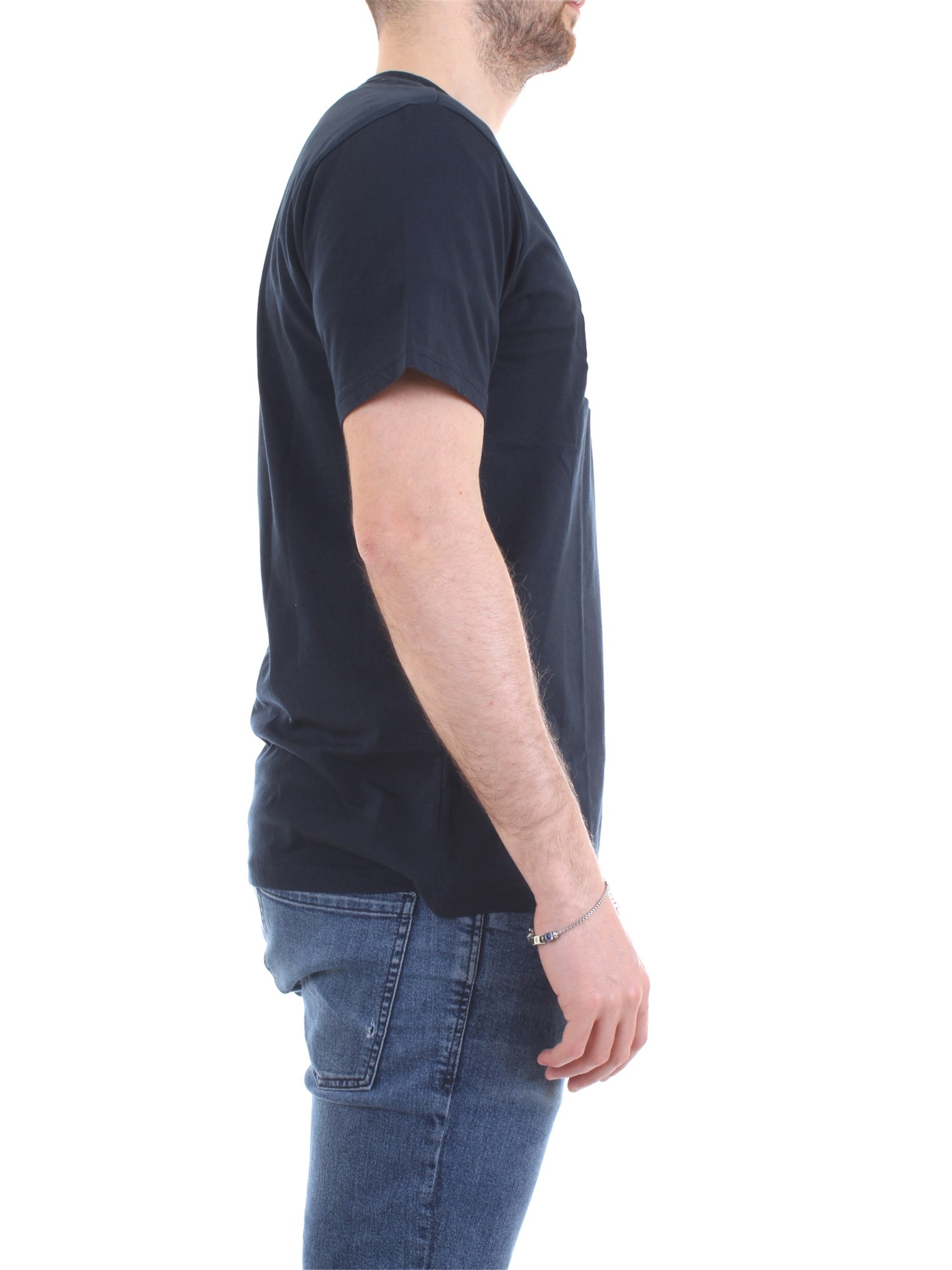 WOOLRICH CFWOTE0038MRUT1486 Blue Clothing Man T-Shirt/Polo WOOLRICH CFWOTE0038MRUT1486 Blue Clothing Man T-Shirt/Polo