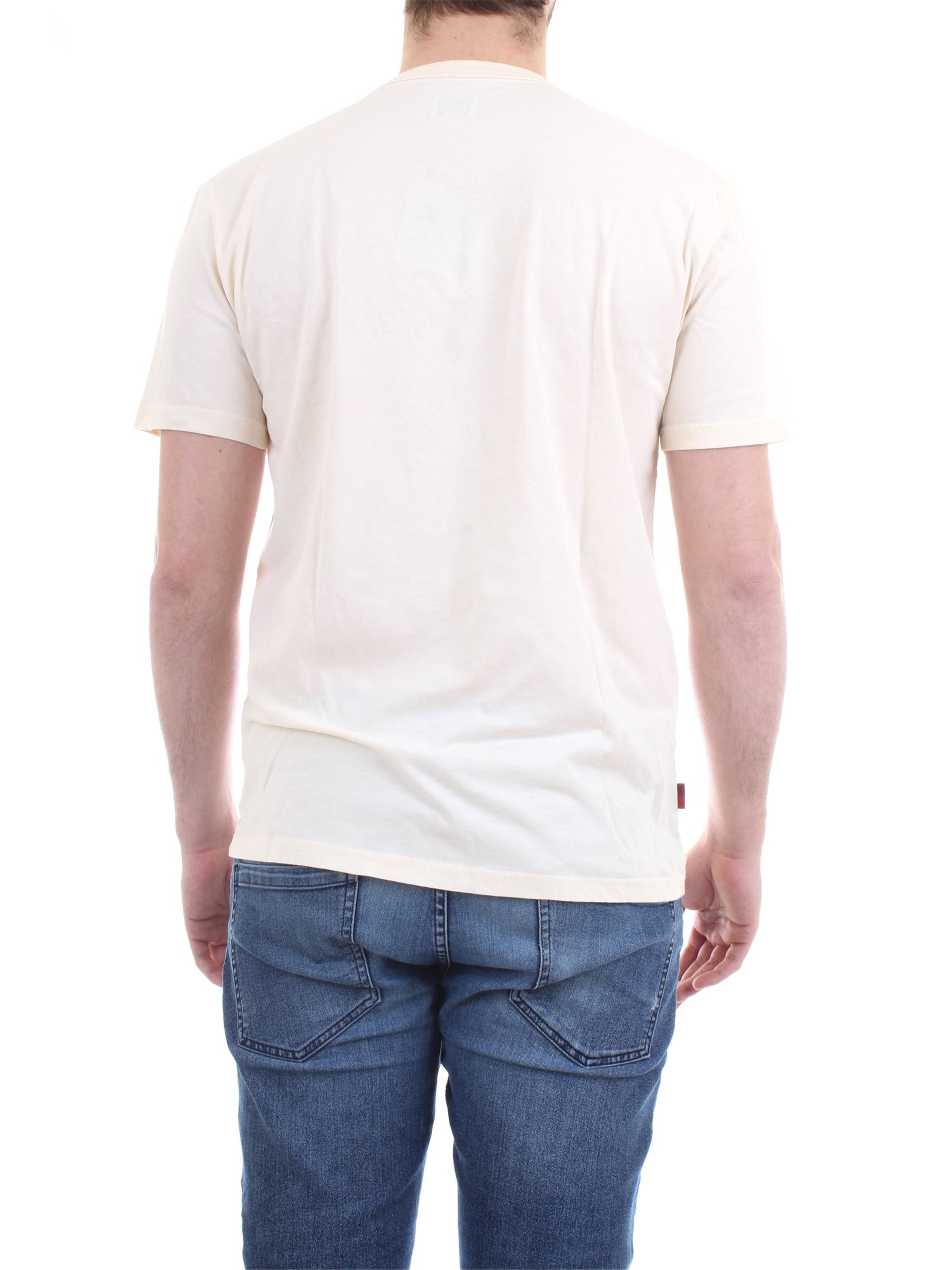WOOLRICH CFWOTE0024MRUT1486 White Clothing Man T-Shirt/Polo WOOLRICH CFWOTE0024MRUT1486 White Clothing Man T-Shirt/Polo