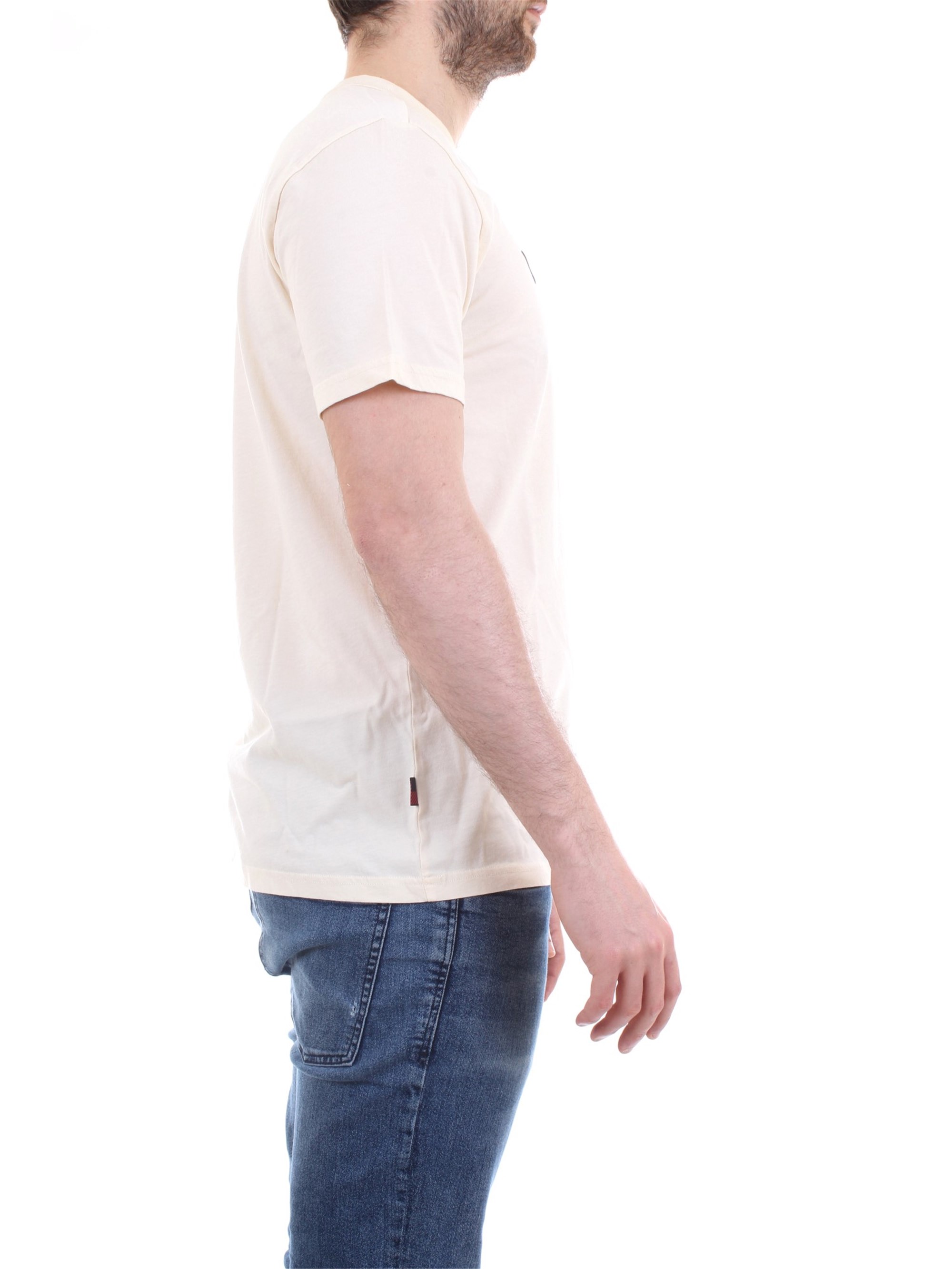 WOOLRICH CFWOTE0024MRUT1486 White Clothing Man T-Shirt/Polo WOOLRICH CFWOTE0024MRUT1486 White Clothing Man T-Shirt/Polo