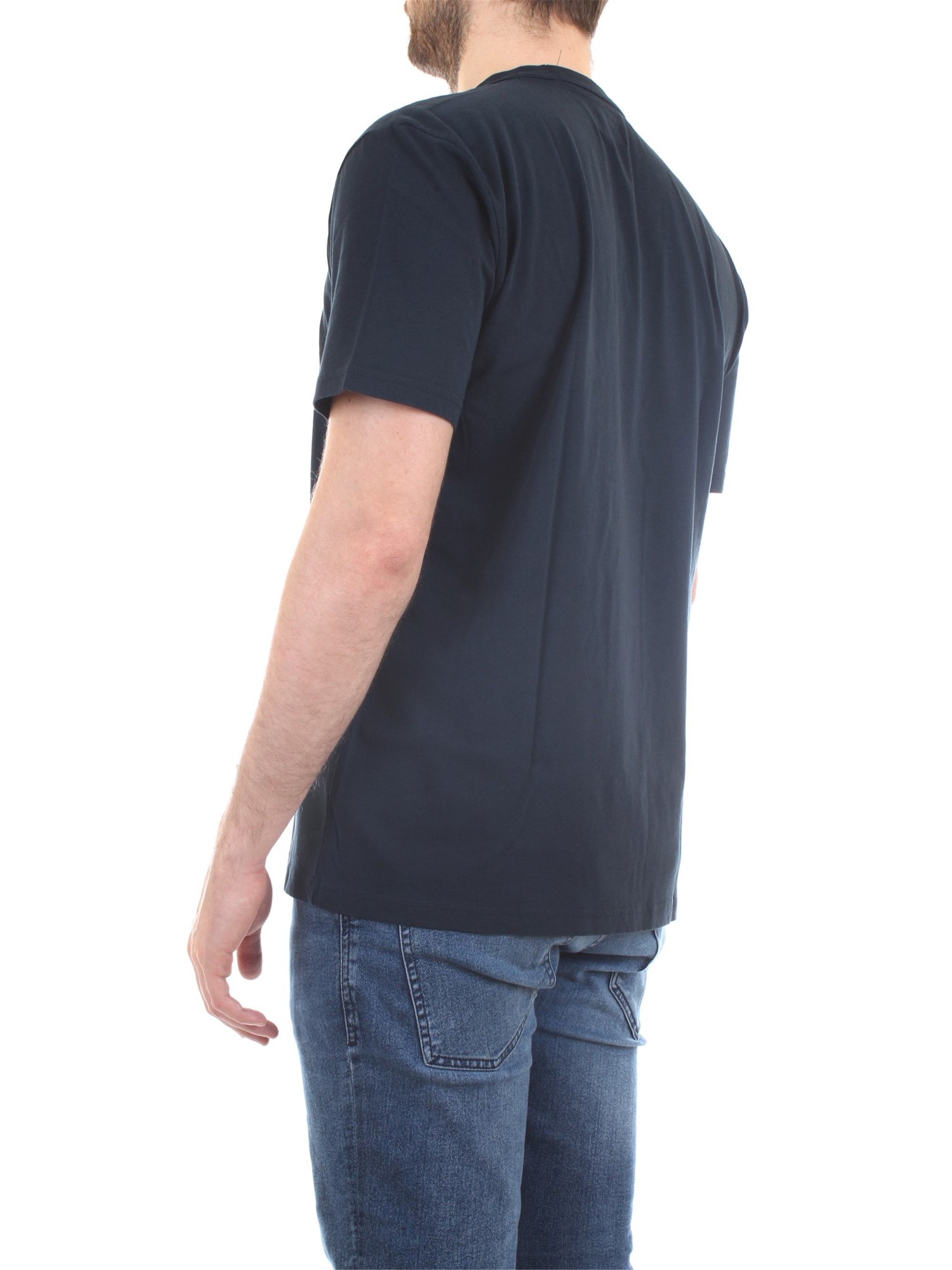 WOOLRICH CFWOTE0024MRUT1486 Blue Clothing Man T-Shirt/Polo WOOLRICH CFWOTE0024MRUT1486 Blue Clothing Man T-Shirt/Polo