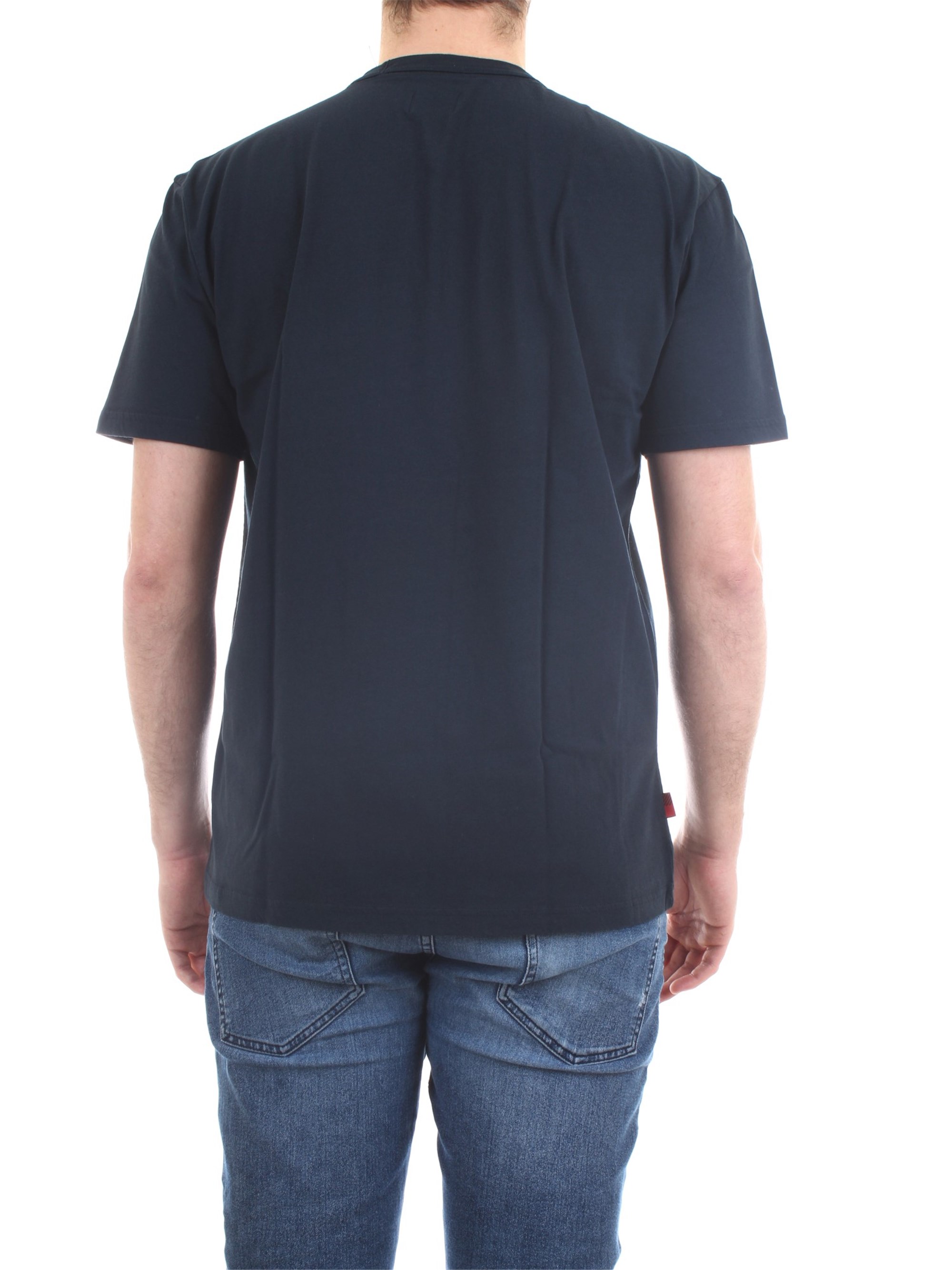WOOLRICH CFWOTE0024MRUT1486 Blue Clothing Man T-Shirt/Polo WOOLRICH CFWOTE0024MRUT1486 Blue Clothing Man T-Shirt/Polo