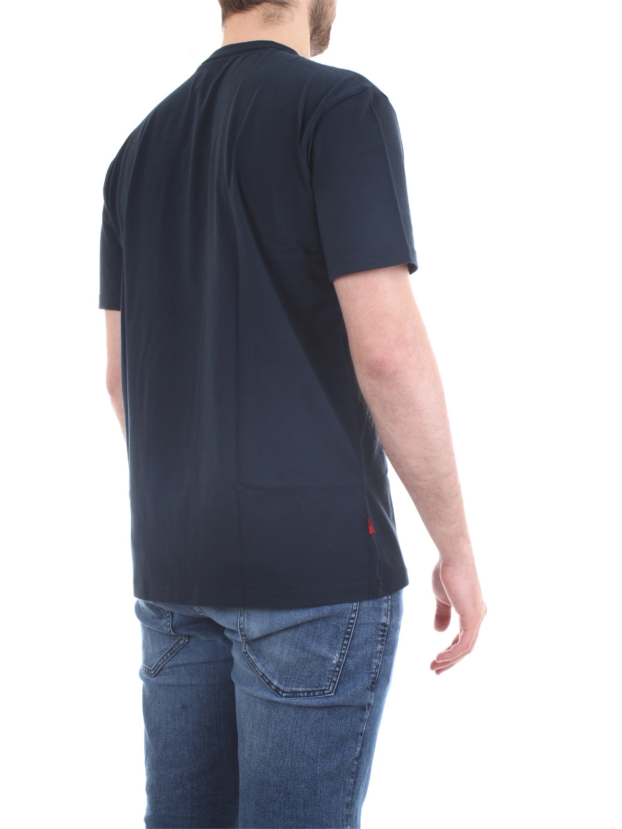 WOOLRICH CFWOTE0024MRUT1486 Blue Clothing Man T-Shirt/Polo WOOLRICH CFWOTE0024MRUT1486 Blue Clothing Man T-Shirt/Polo