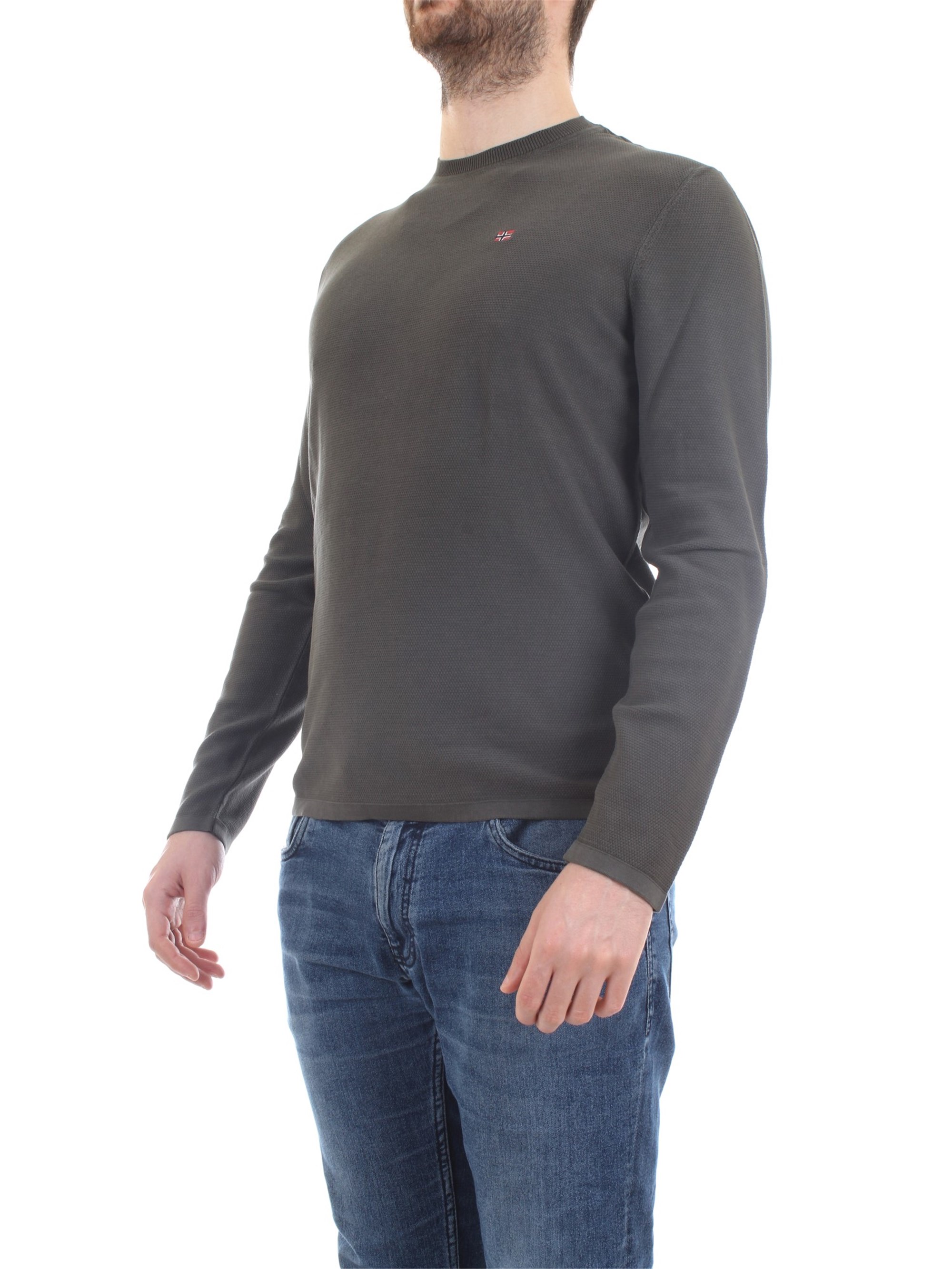 NAPAPIJRI N0YITQ Green Clothing Man Pullover NAPAPIJRI N0YITQ Green Clothing Man Pullover