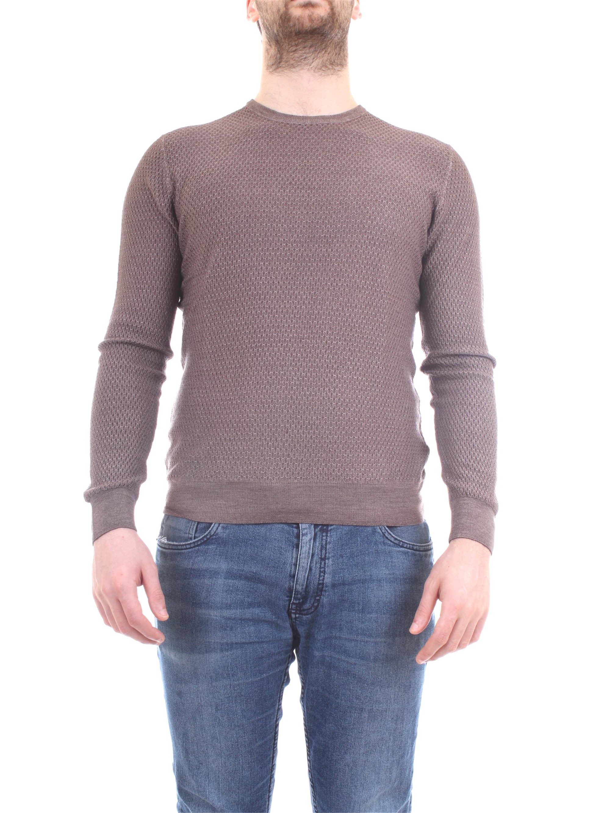 Gran Sasso 57186/28413 Tortora Clothing Man Pullover Gran Sasso 57186/28413 Tortora Clothing Man Pullover