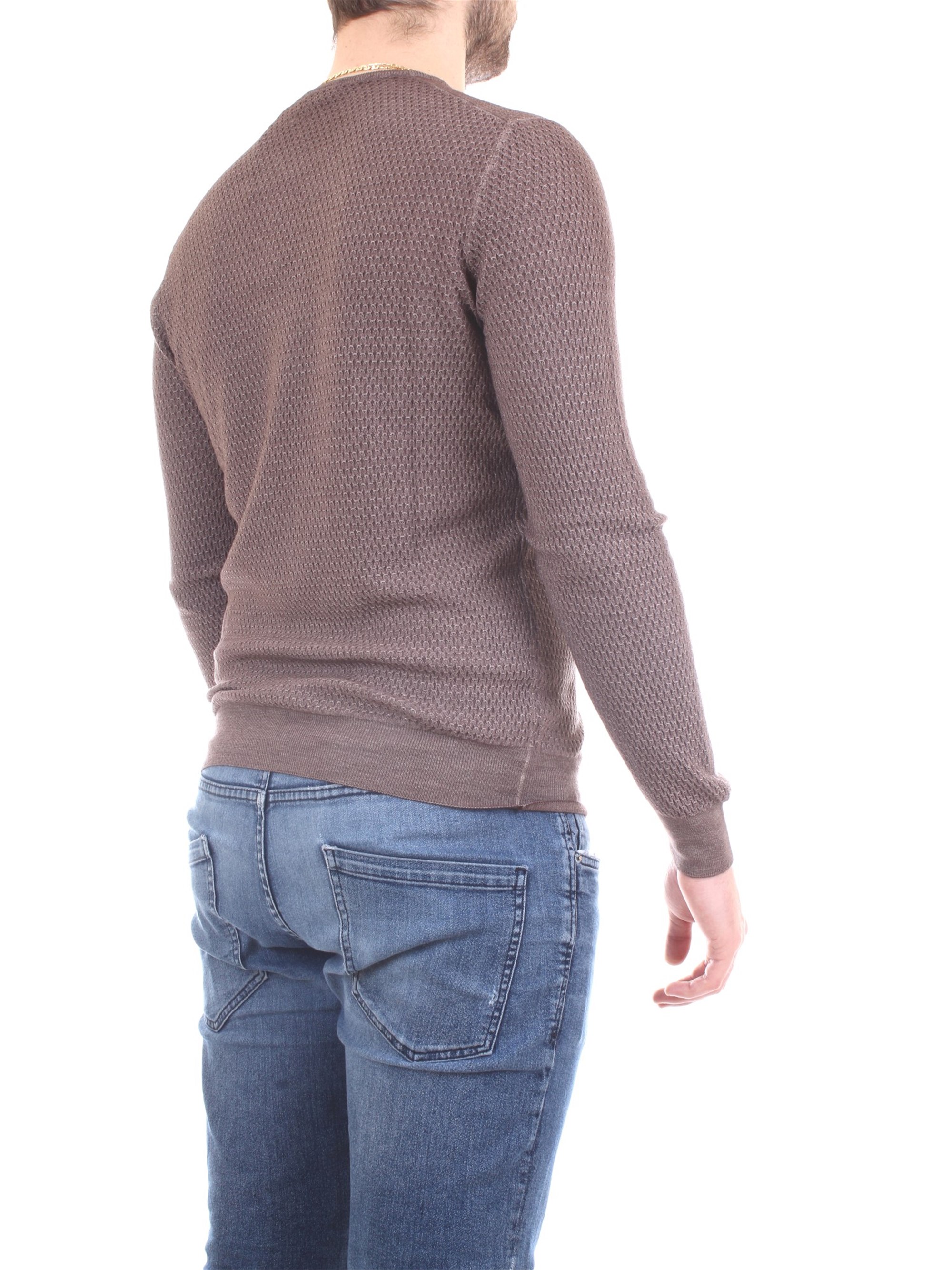 Gran Sasso 57186/28413 Tortora Clothing Man Pullover Gran Sasso 57186/28413 Tortora Clothing Man Pullover
