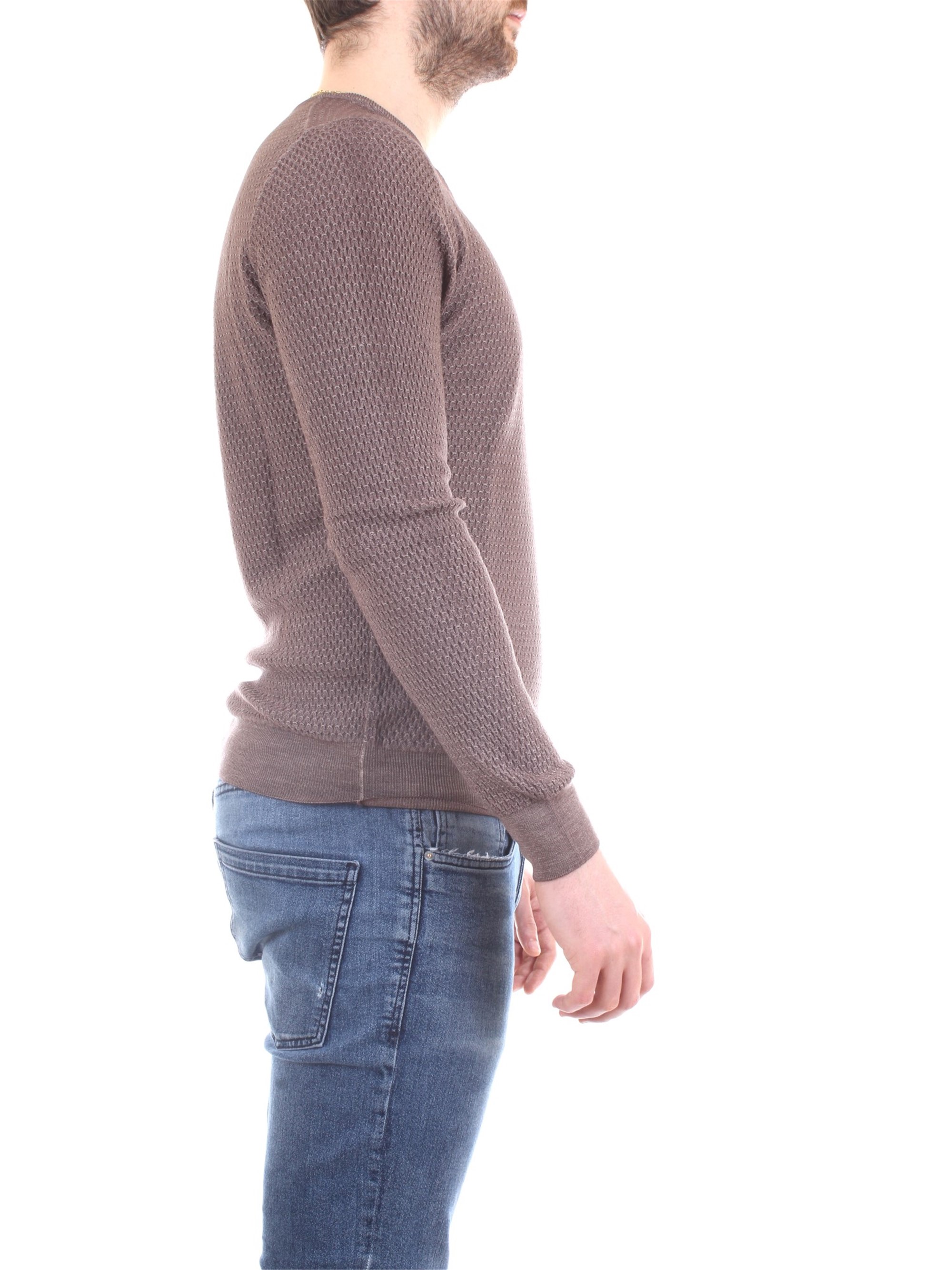 Gran Sasso 57186/28413 Tortora Clothing Man Pullover Gran Sasso 57186/28413 Tortora Clothing Man Pullover