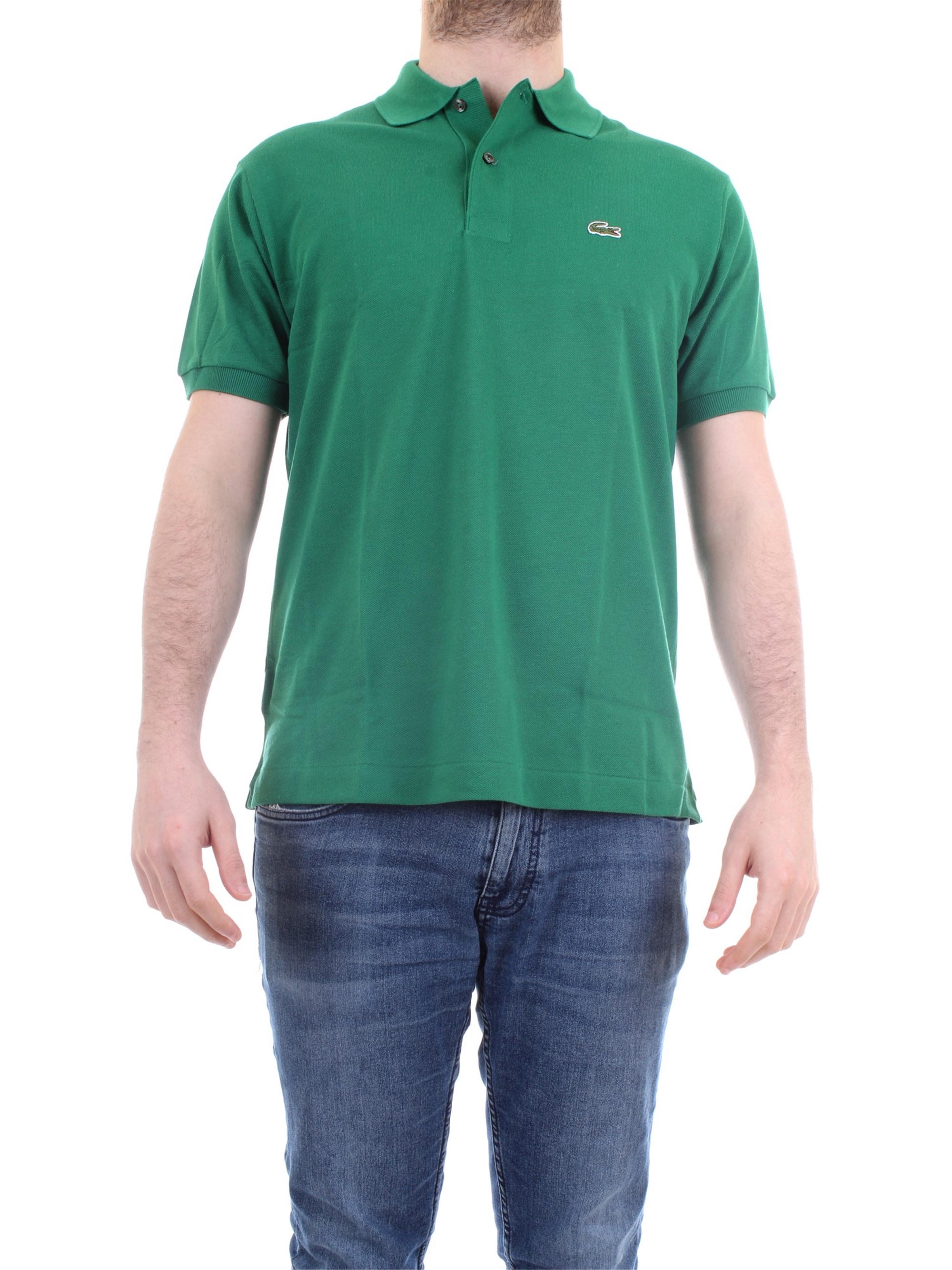 Lacoste L.12.12 Green grass Clothing Man Polo shirt Lacoste L.12.12 Green grass Clothing Man Polo shirt