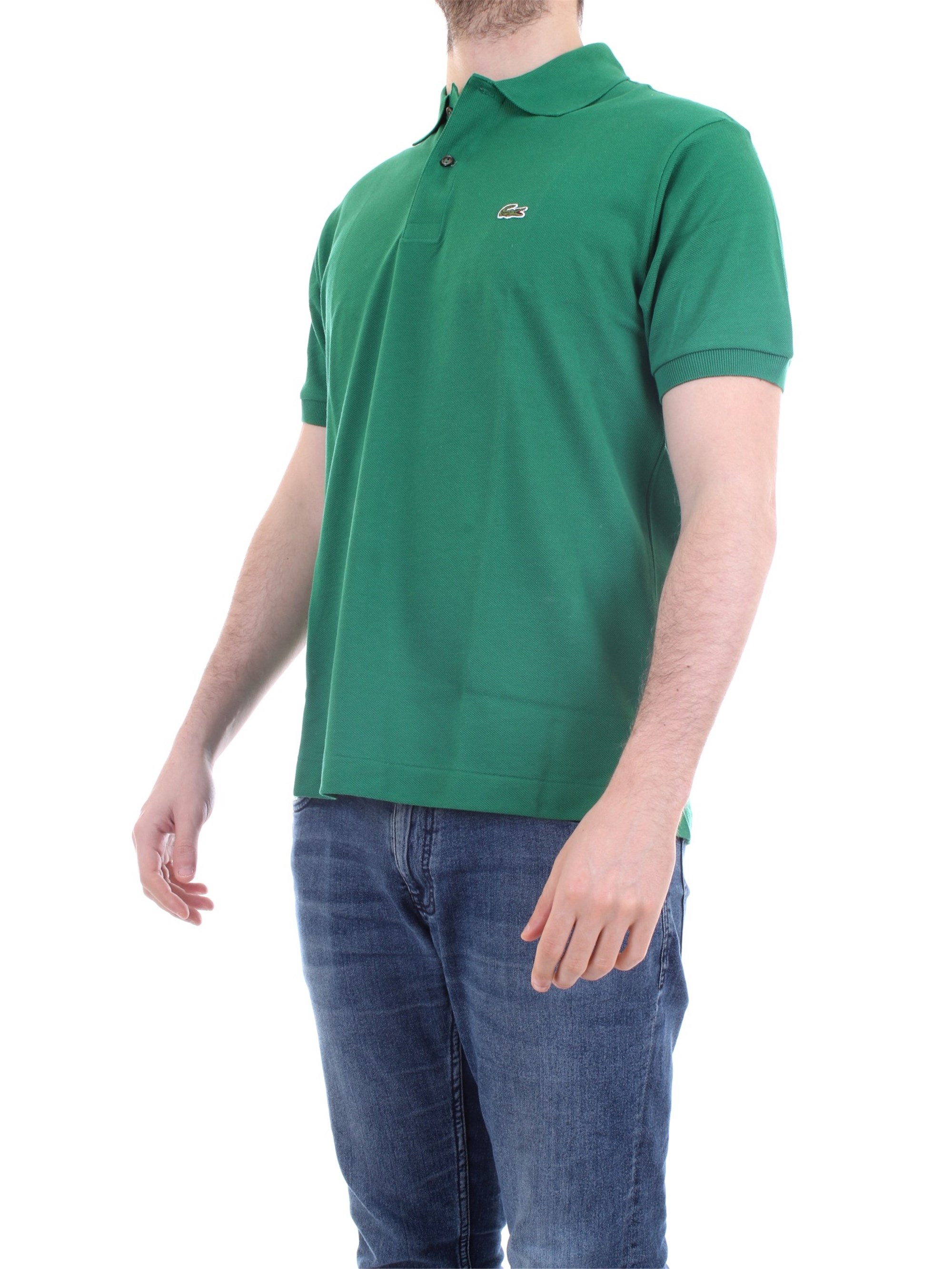 Lacoste L.12.12 Green grass Clothing Man Polo shirt Lacoste L.12.12 Green grass Clothing Man Polo shirt