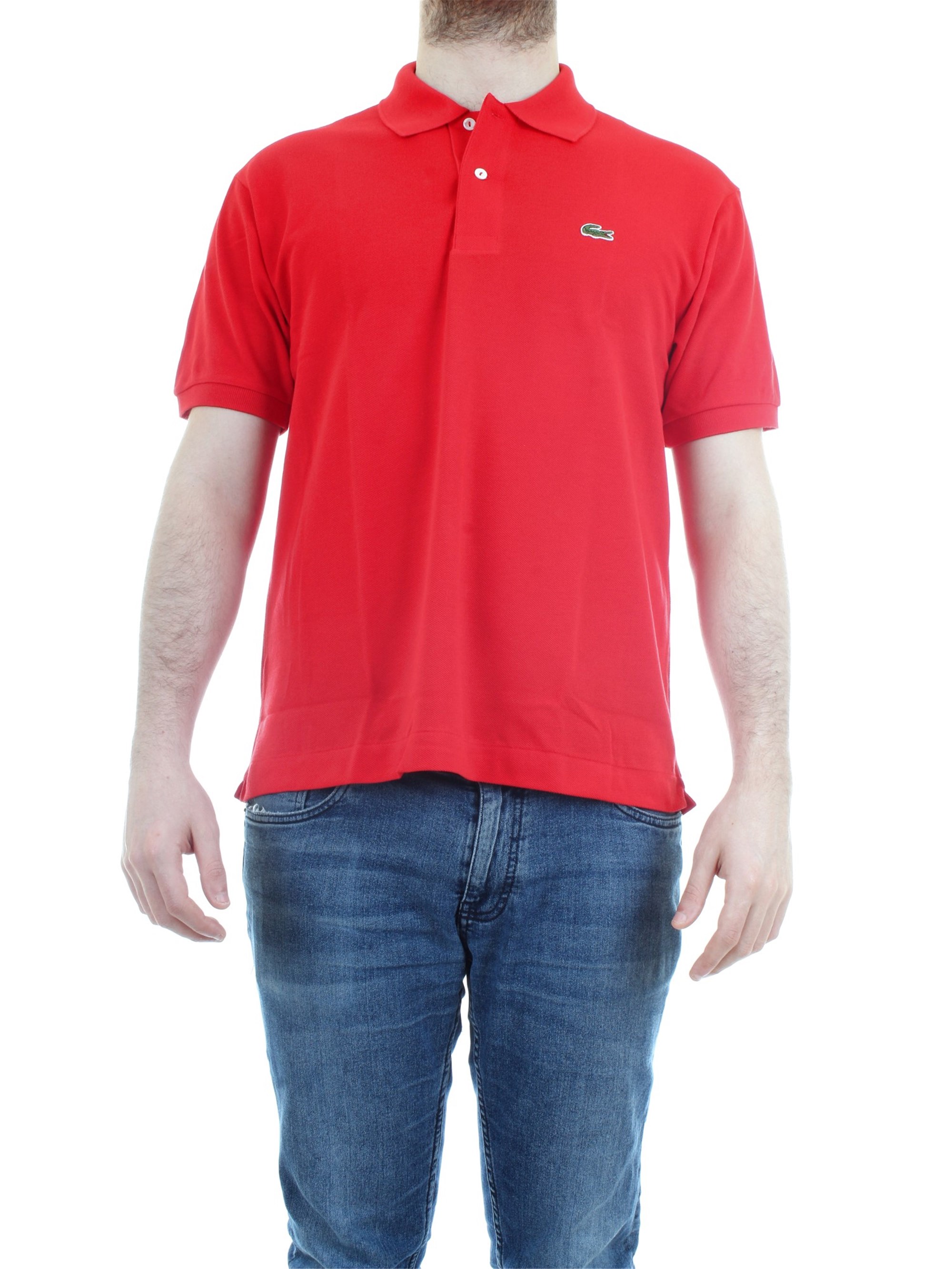Lacoste L.12.12 Red Clothing Man Polo shirt Lacoste L.12.12 Red Clothing Man Polo shirt