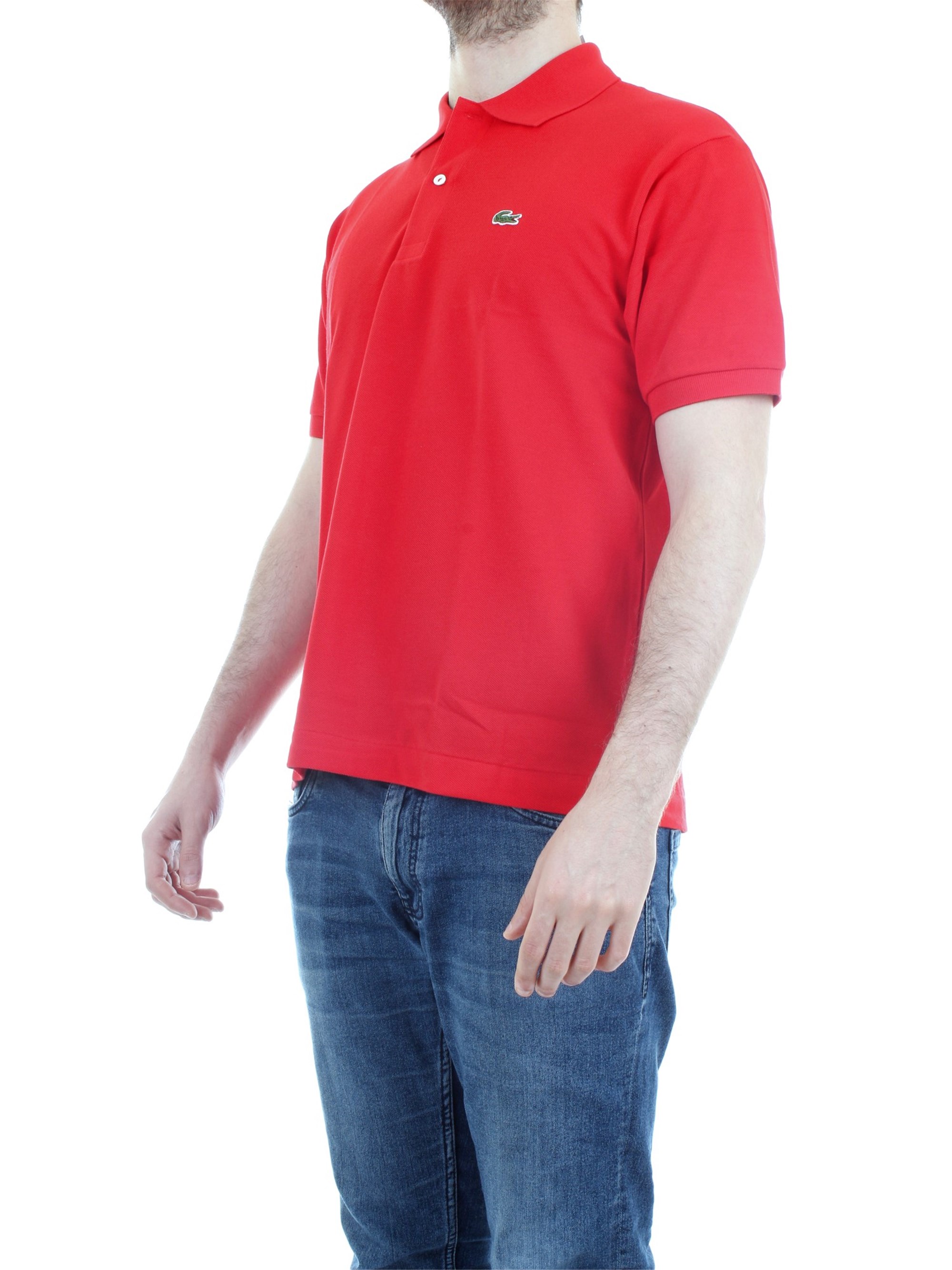 Lacoste L.12.12 Red Clothing Man Polo shirt Lacoste L.12.12 Red Clothing Man Polo shirt
