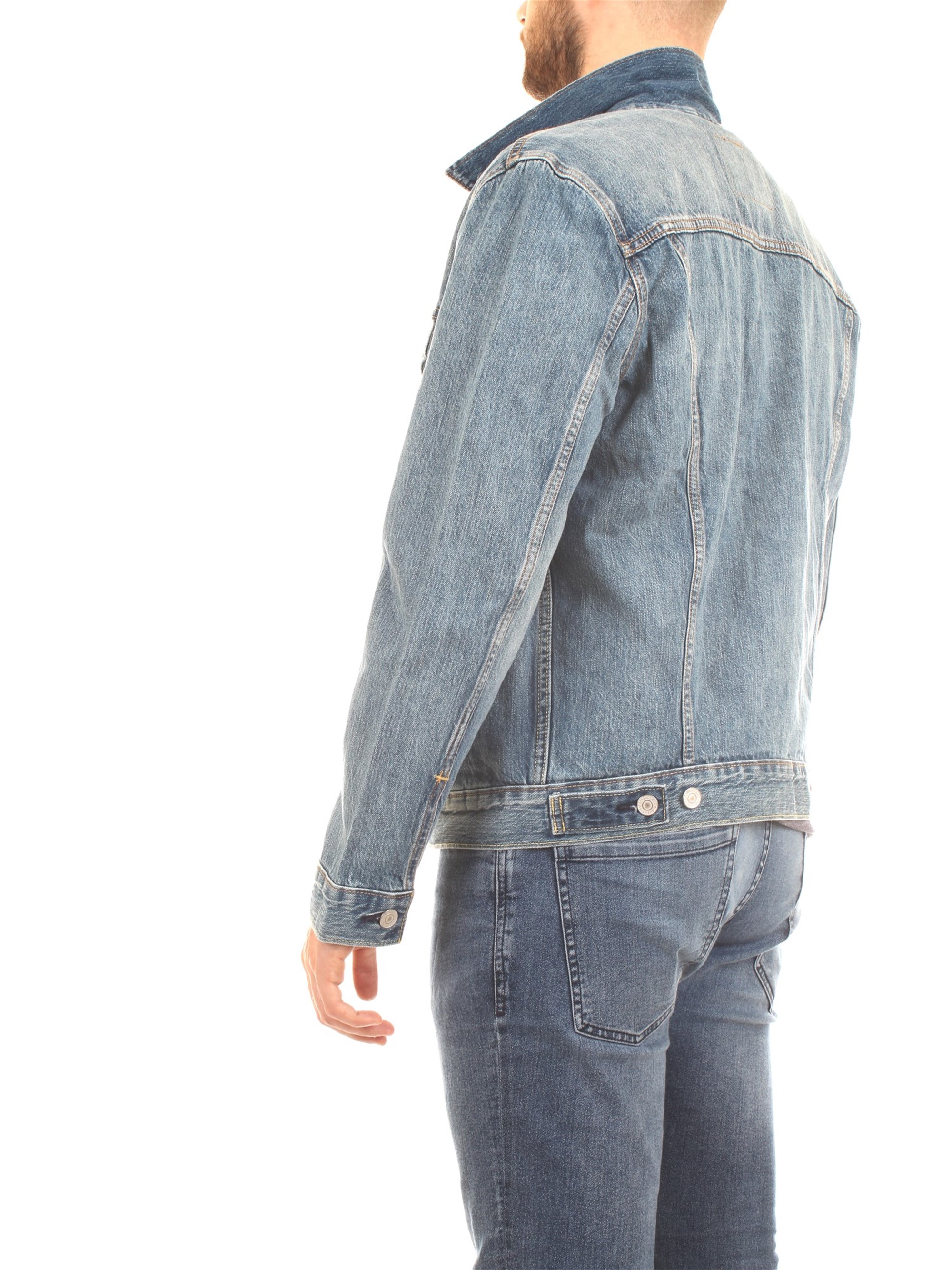 LEVI'S 723340351 Medium blue Clothing Man Jacket LEVI'S 723340351 Medium blue Clothing Man Jacket