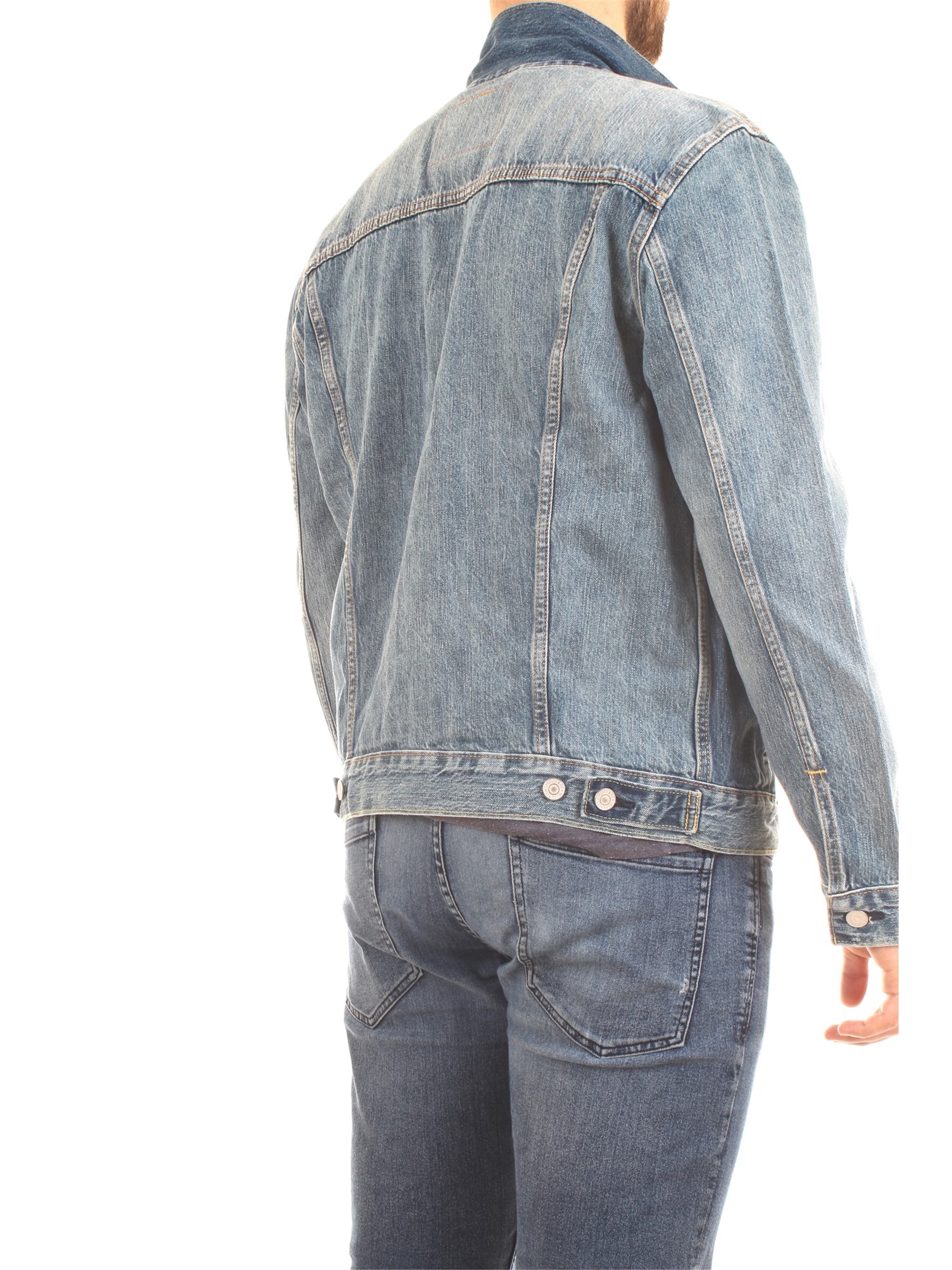 LEVI'S 723340351 Medium blue Clothing Man Jacket LEVI'S 723340351 Medium blue Clothing Man Jacket