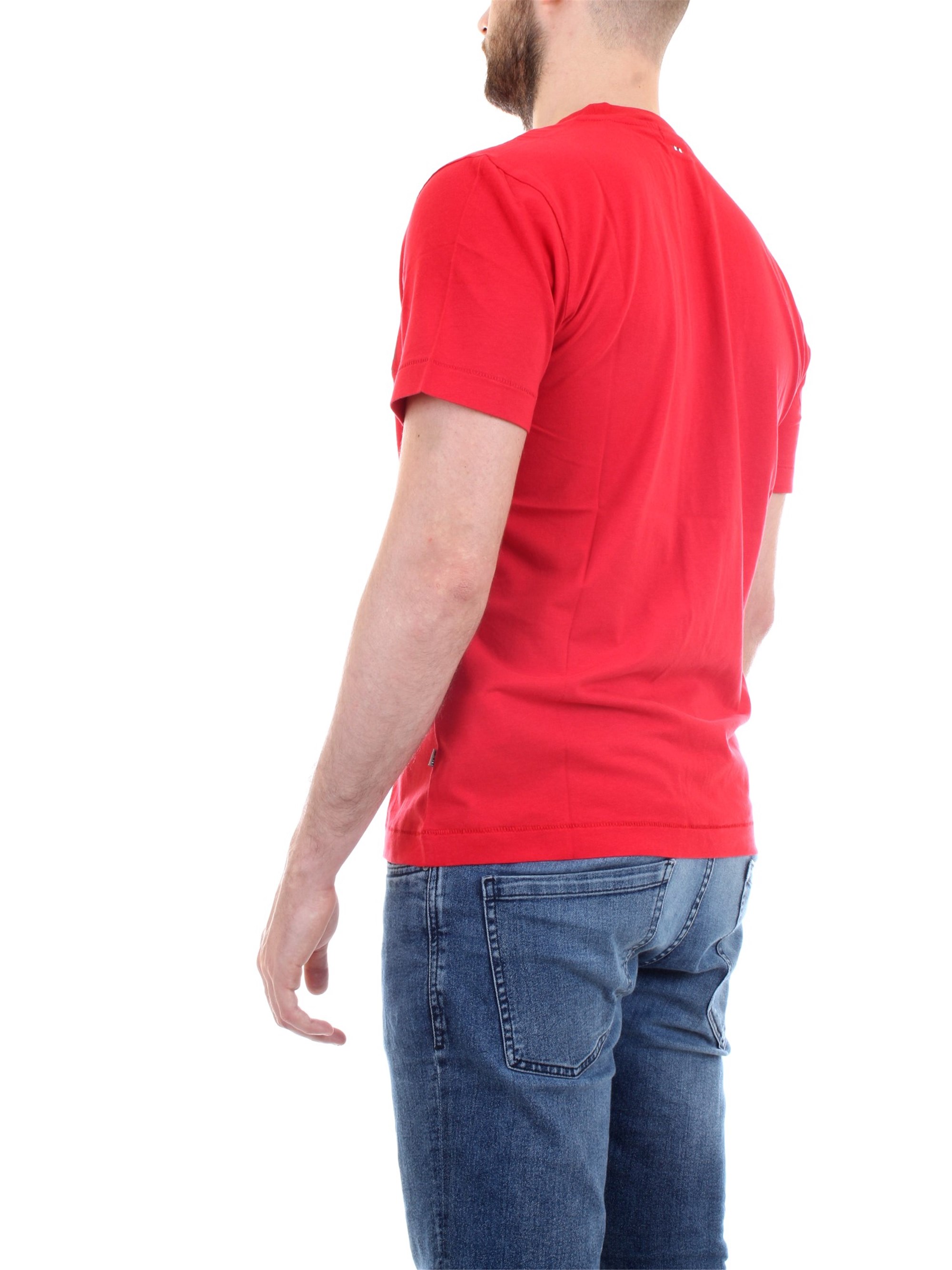 NAPAPIJRI N0YIJ9 Red Clothing Man T-Shirt/Polo NAPAPIJRI N0YIJ9 Red Clothing Man T-Shirt/Polo