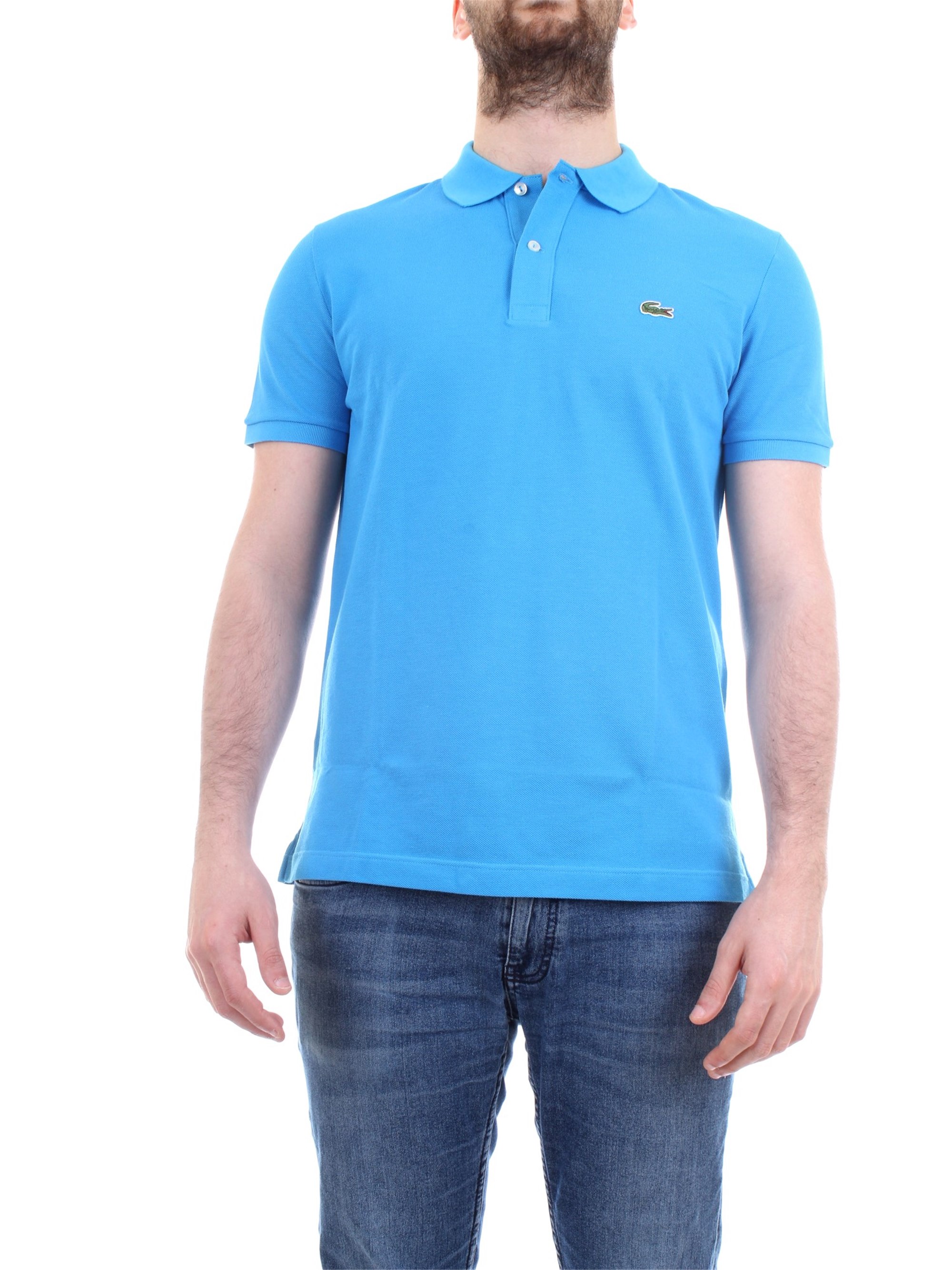 Lacoste PH4012 Light blue Clothing Man Polo shirt Lacoste PH4012 Light blue Clothing Man Polo shirt