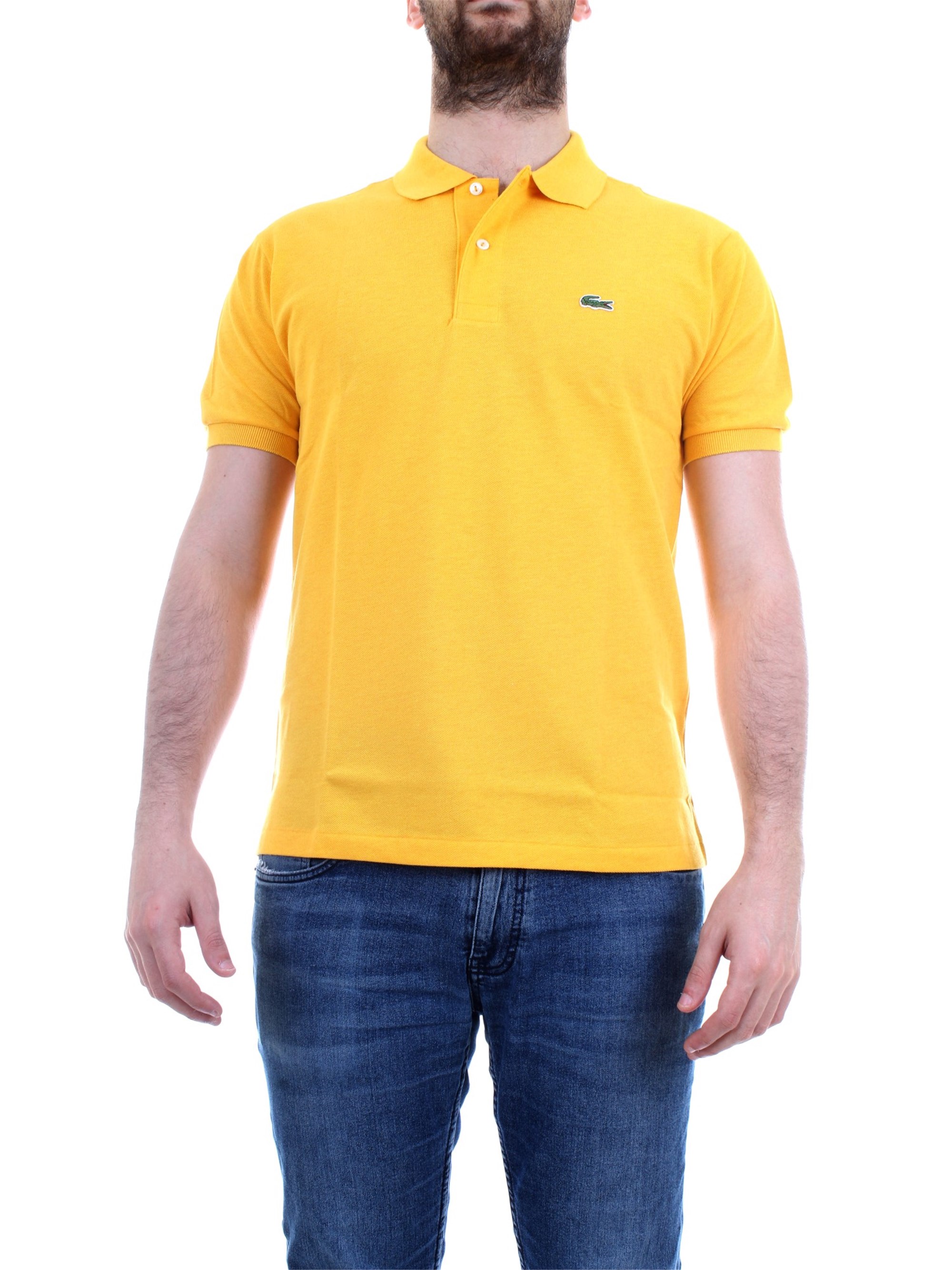 Lacoste L1264 Yellow Clothing Man Polo shirt Lacoste L1264 Yellow Clothing Man Polo shirt
