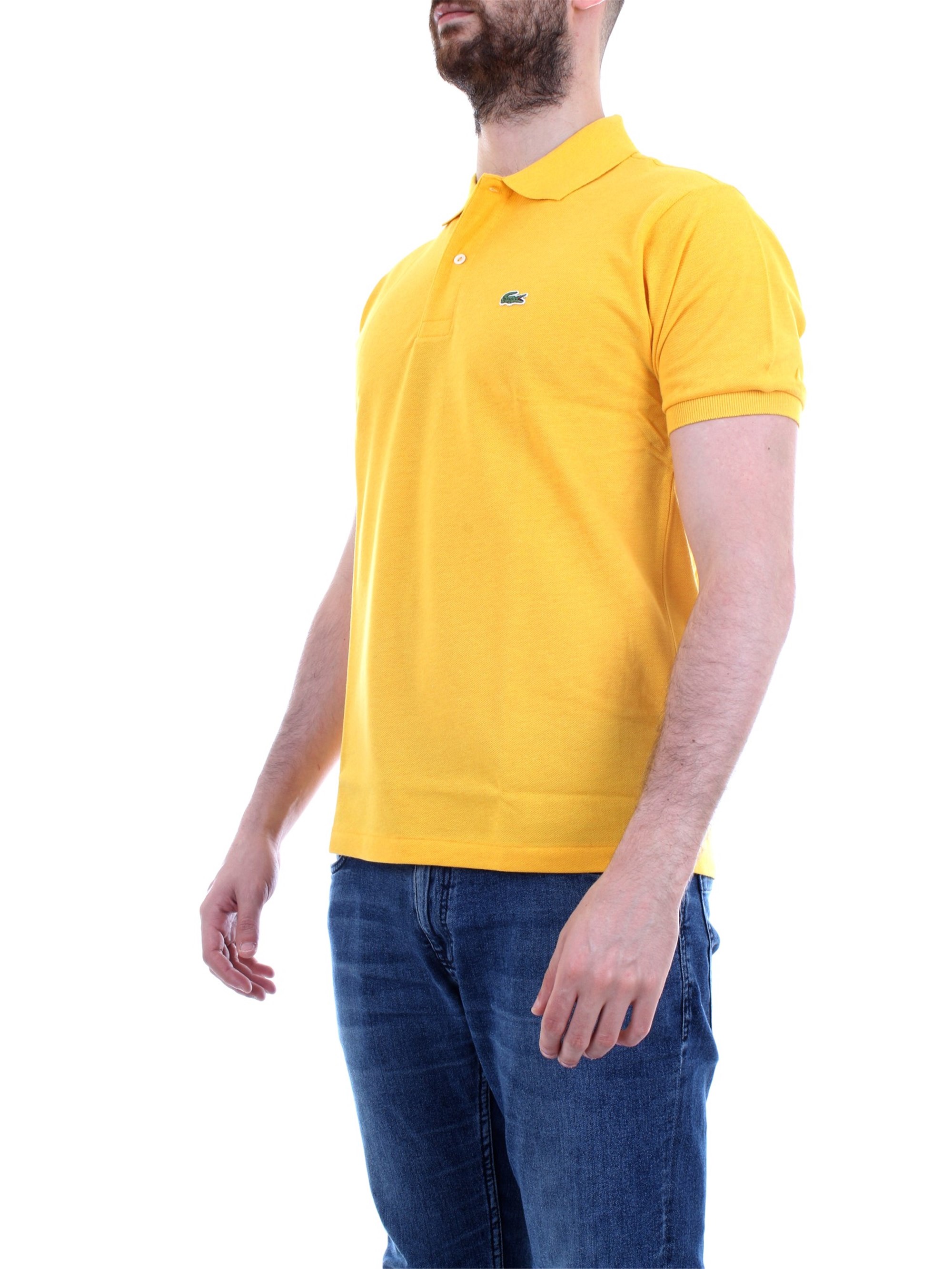 Lacoste L1264 Yellow Clothing Man Polo shirt Lacoste L1264 Yellow Clothing Man Polo shirt