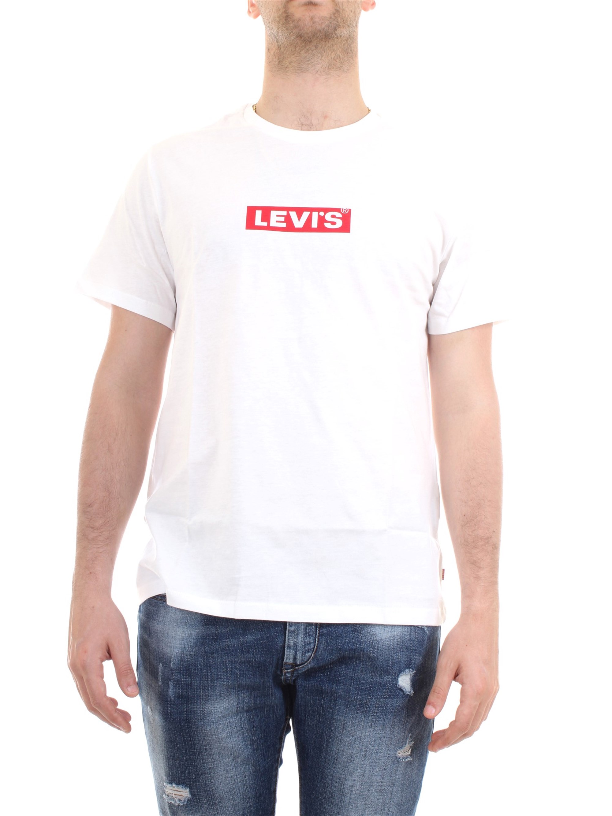 LEVI'S 85785 White Clothing Unisex T-Shirt/Polo LEVI'S 85785 White Clothing Unisex T-Shirt/Polo