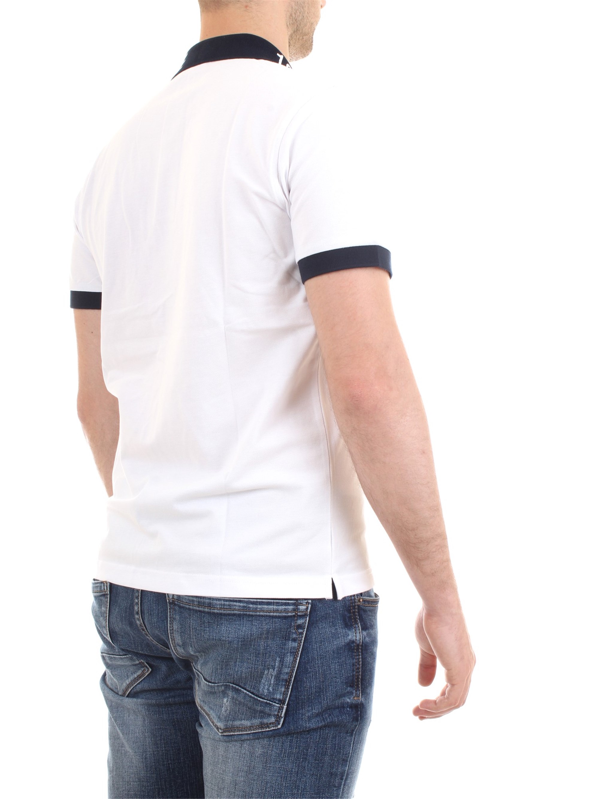 SUN68 A30125 White Clothing Man Polo shirt SUN68 A30125 White Clothing Man Polo shirt