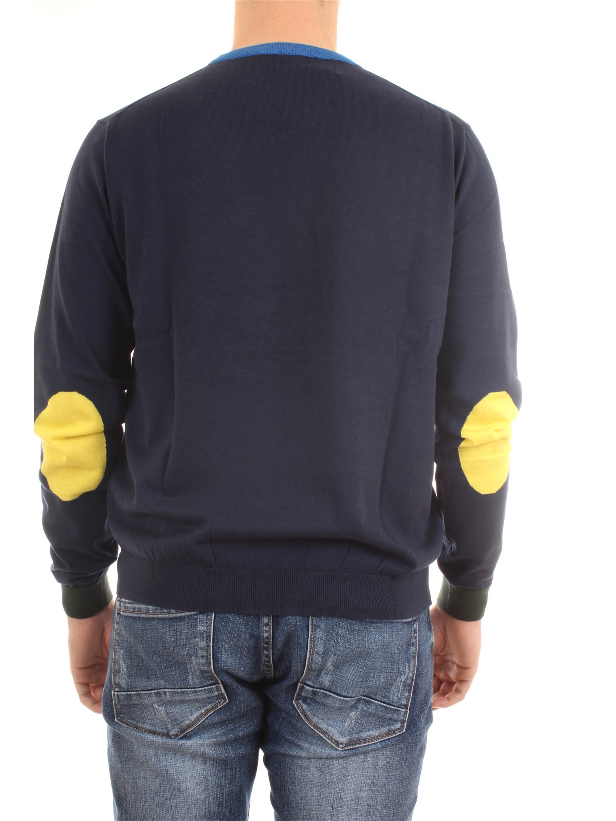 SUN68 k30106 Blue Clothing Man Pullover SUN68 k30106 Blue Clothing Man Pullover
