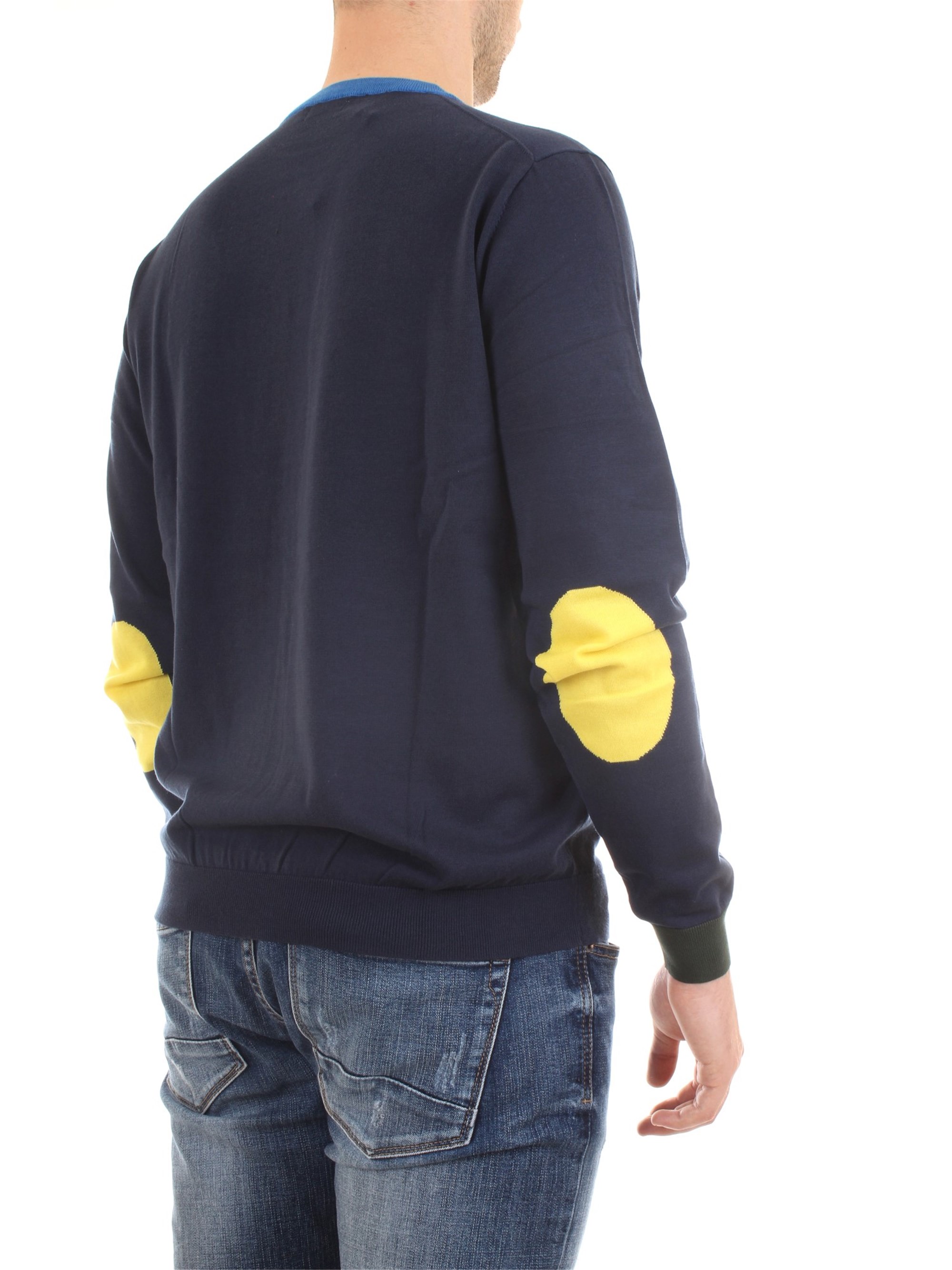 SUN68 k30106 Blue Clothing Man Pullover SUN68 k30106 Blue Clothing Man Pullover