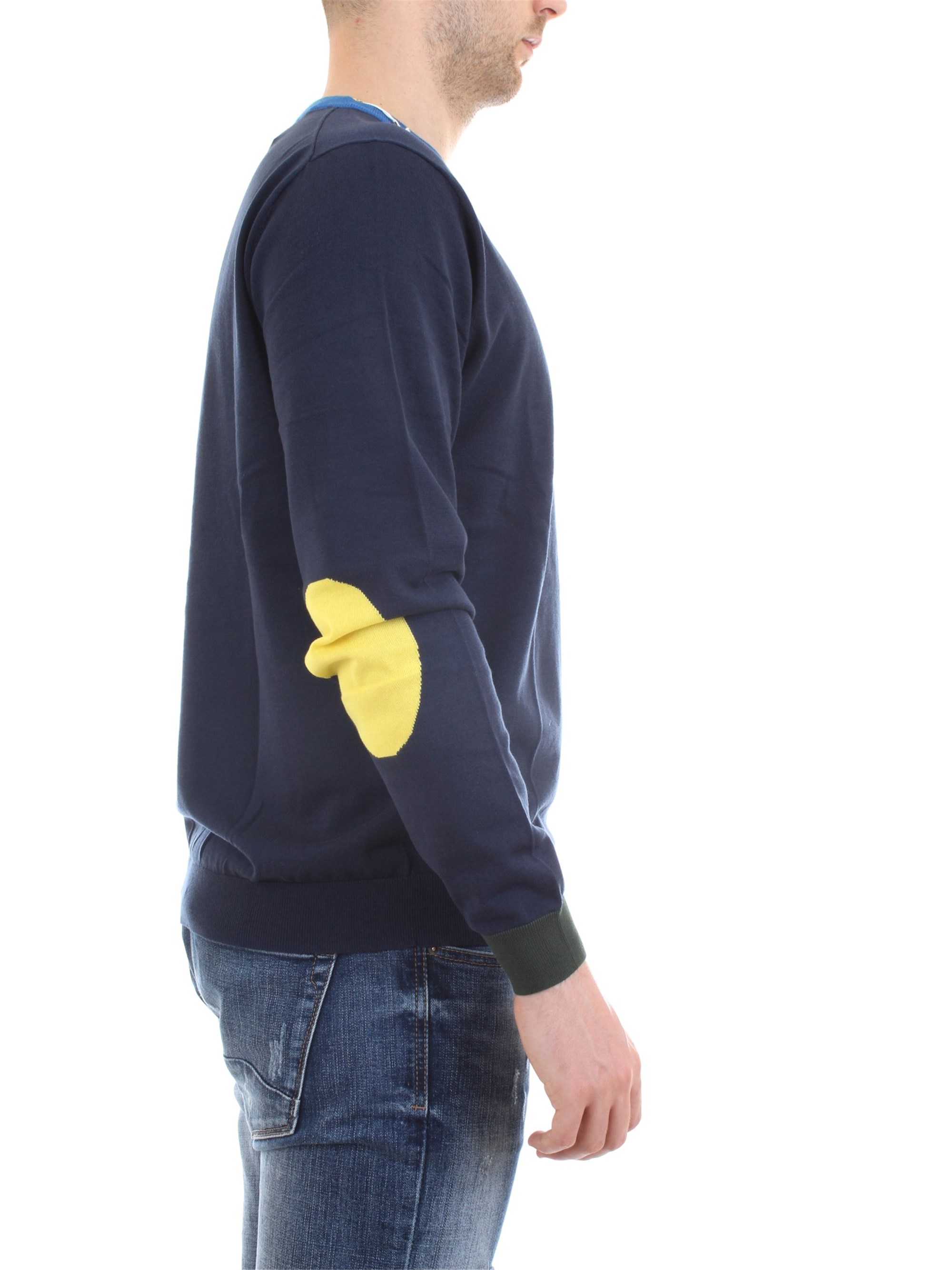 SUN68 k30106 Blue Clothing Man Pullover SUN68 k30106 Blue Clothing Man Pullover