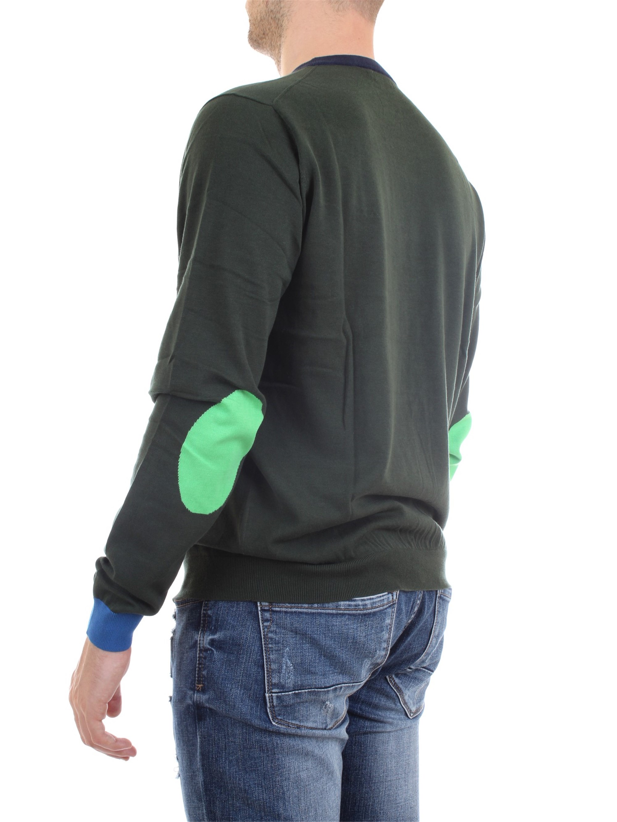 SUN68 k30106 Green Clothing Man Pullover SUN68 k30106 Green Clothing Man Pullover