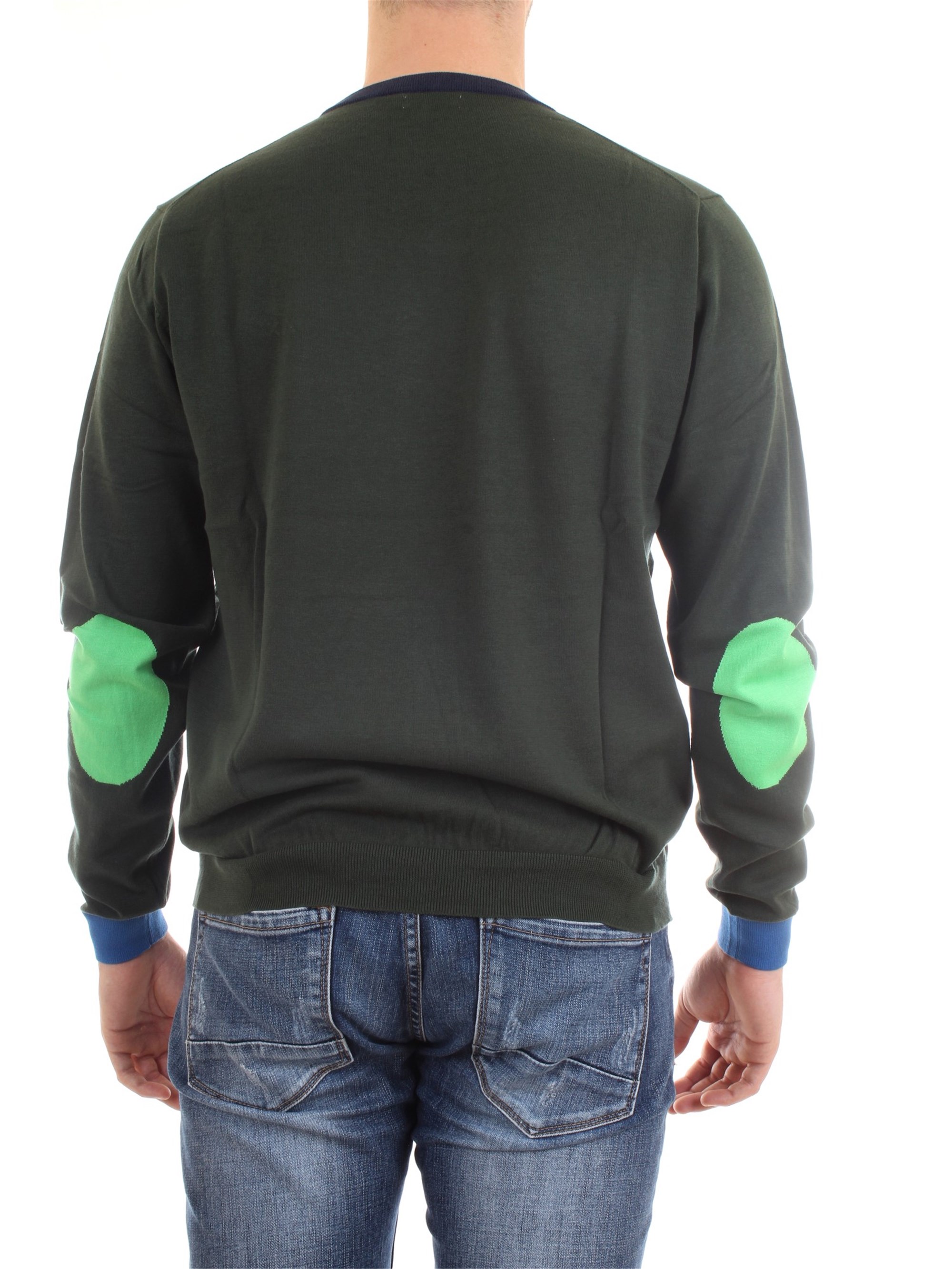 SUN68 k30106 Green Clothing Man Pullover SUN68 k30106 Green Clothing Man Pullover