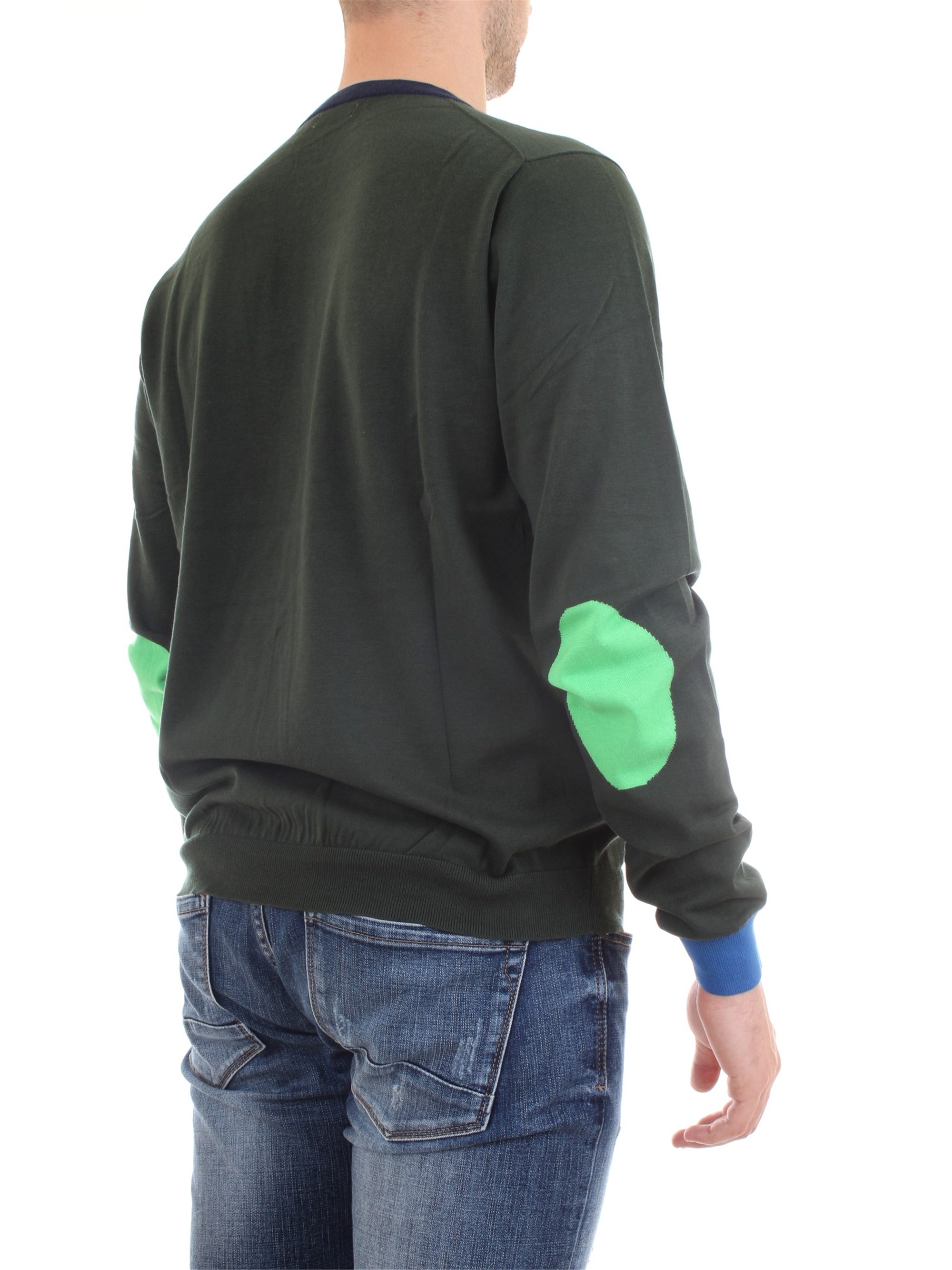 SUN68 k30106 Green Clothing Man Pullover SUN68 k30106 Green Clothing Man Pullover