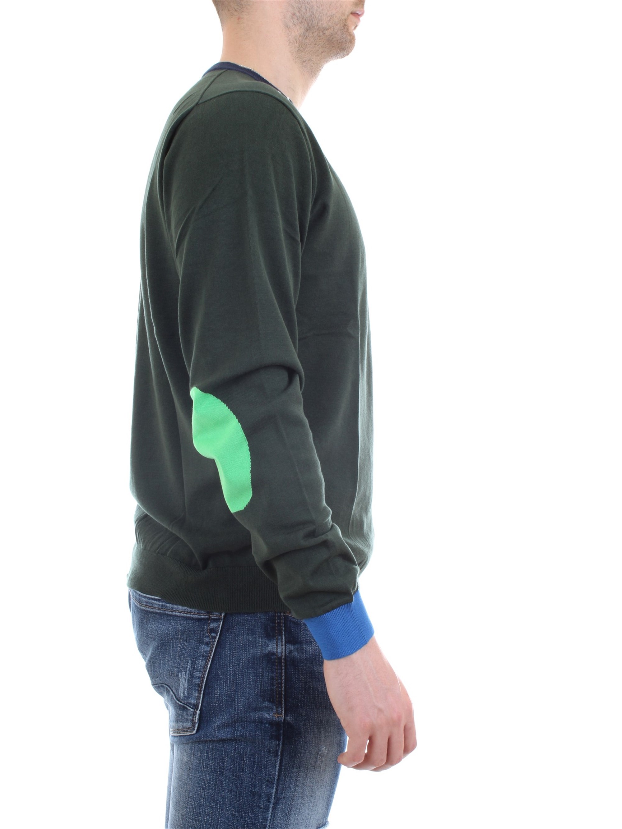 SUN68 k30106 Green Clothing Man Pullover SUN68 k30106 Green Clothing Man Pullover