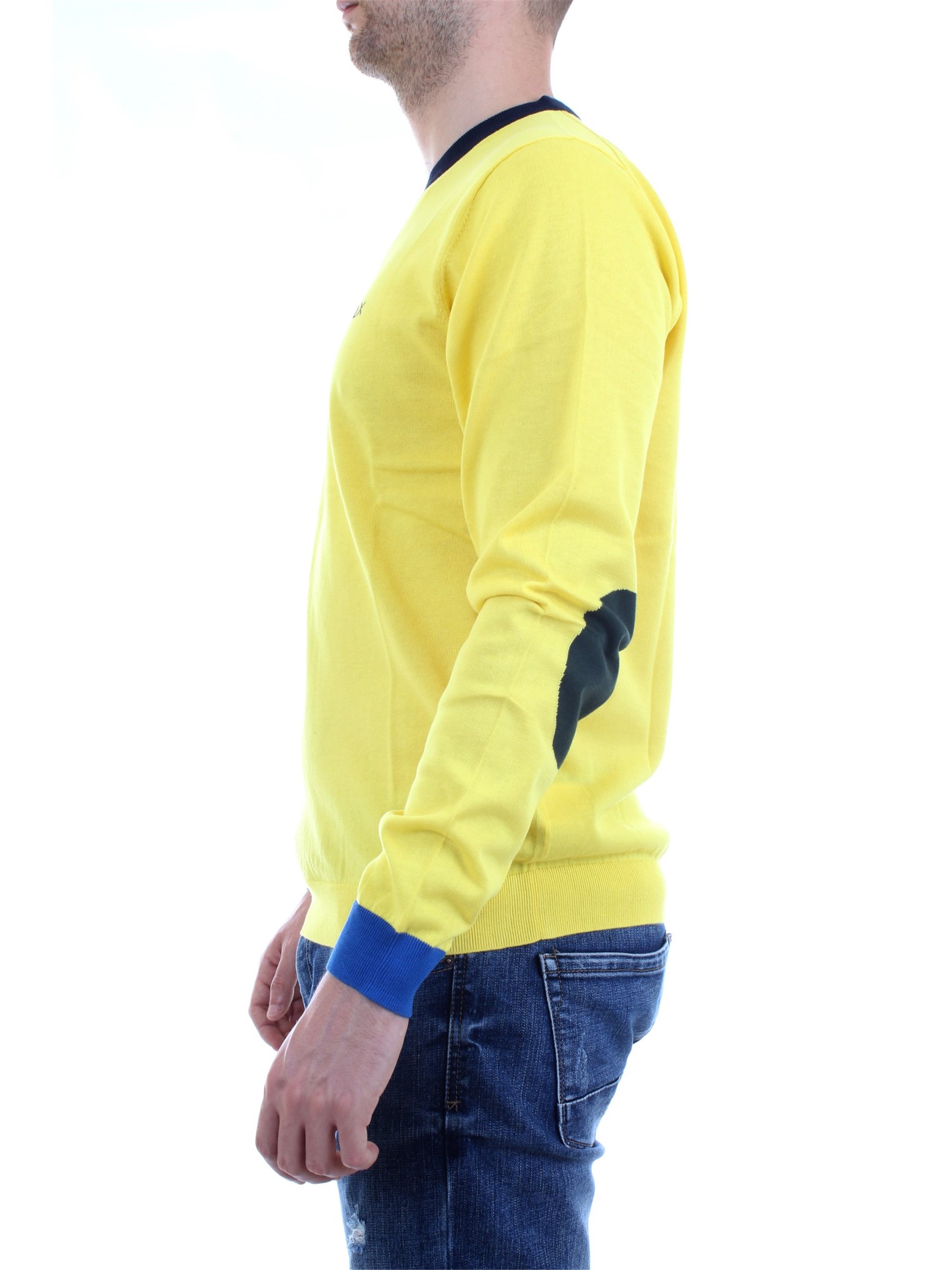 SUN68 k30106 Yellow Clothing Man Pullover SUN68 k30106 Yellow Clothing Man Pullover