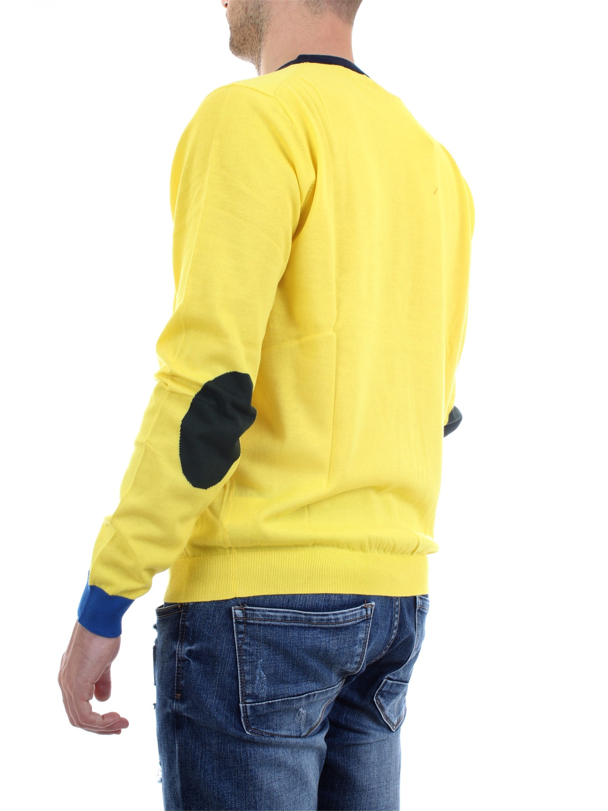 SUN68 k30106 Yellow Clothing Man Pullover SUN68 k30106 Yellow Clothing Man Pullover