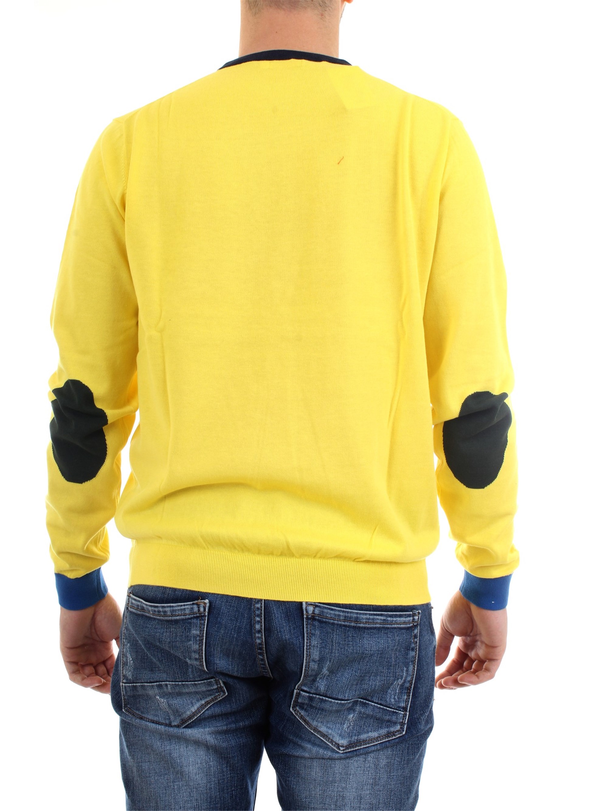 SUN68 k30106 Yellow Clothing Man Pullover SUN68 k30106 Yellow Clothing Man Pullover