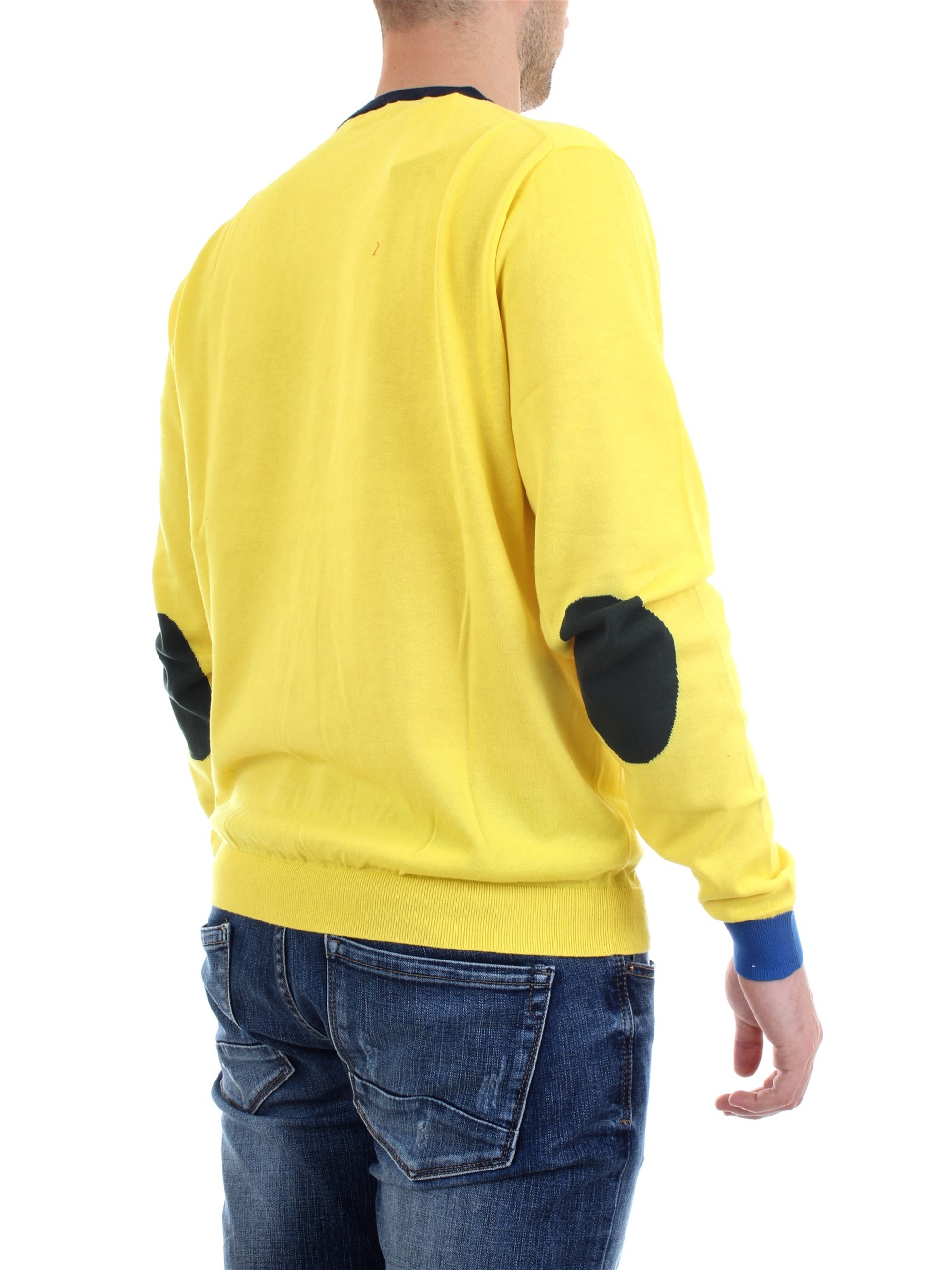 SUN68 k30106 Yellow Clothing Man Pullover SUN68 k30106 Yellow Clothing Man Pullover