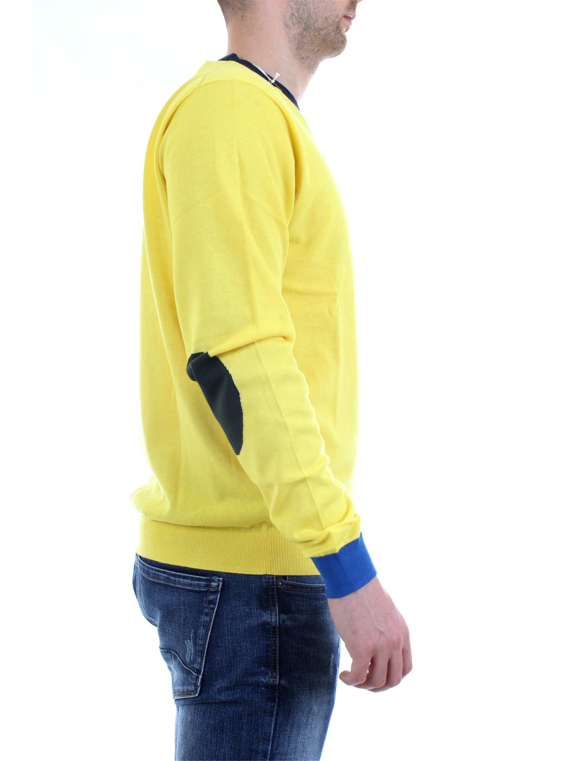 SUN68 k30106 Yellow Clothing Man Pullover SUN68 k30106 Yellow Clothing Man Pullover