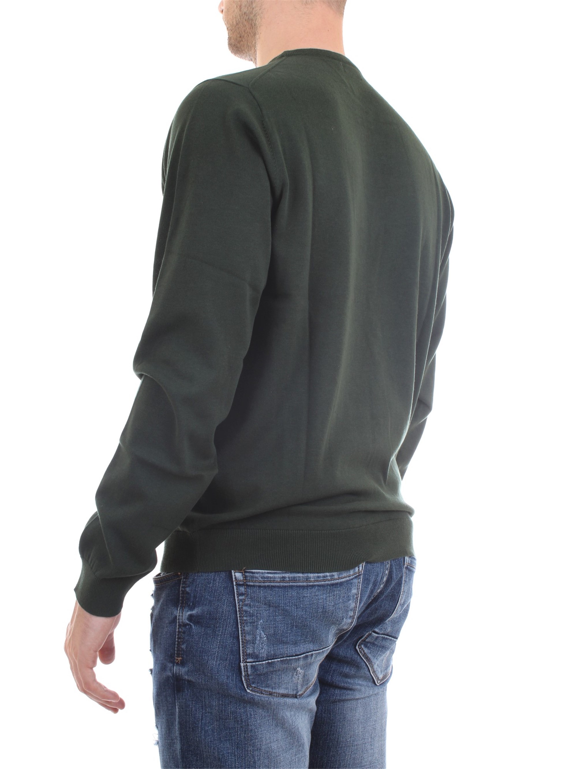 SUN68 K30101 Green Clothing Man Pullover SUN68 K30101 Green Clothing Man Pullover