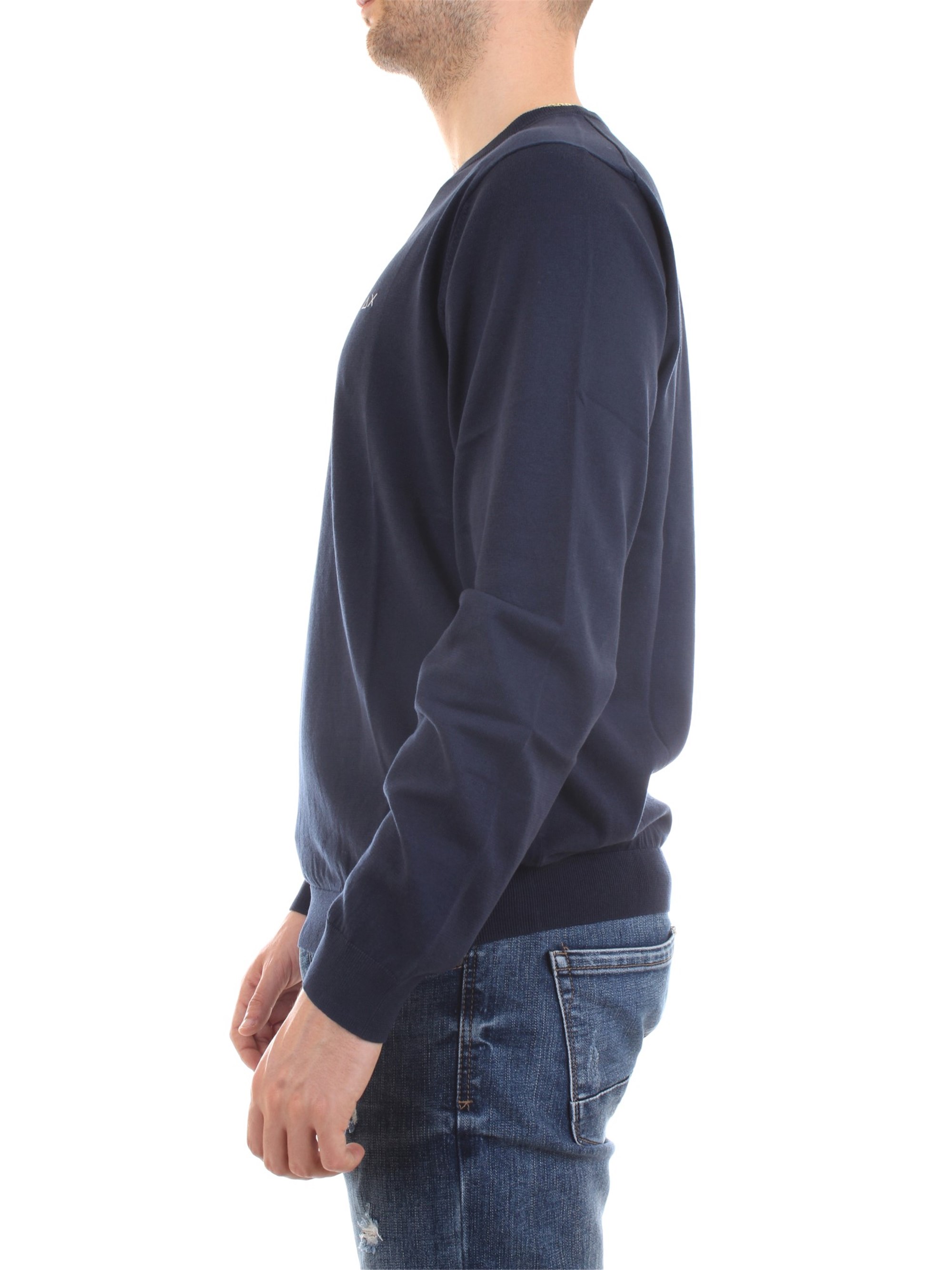 SUN68 K30101 Blue Clothing Man Pullover SUN68 K30101 Blue Clothing Man Pullover