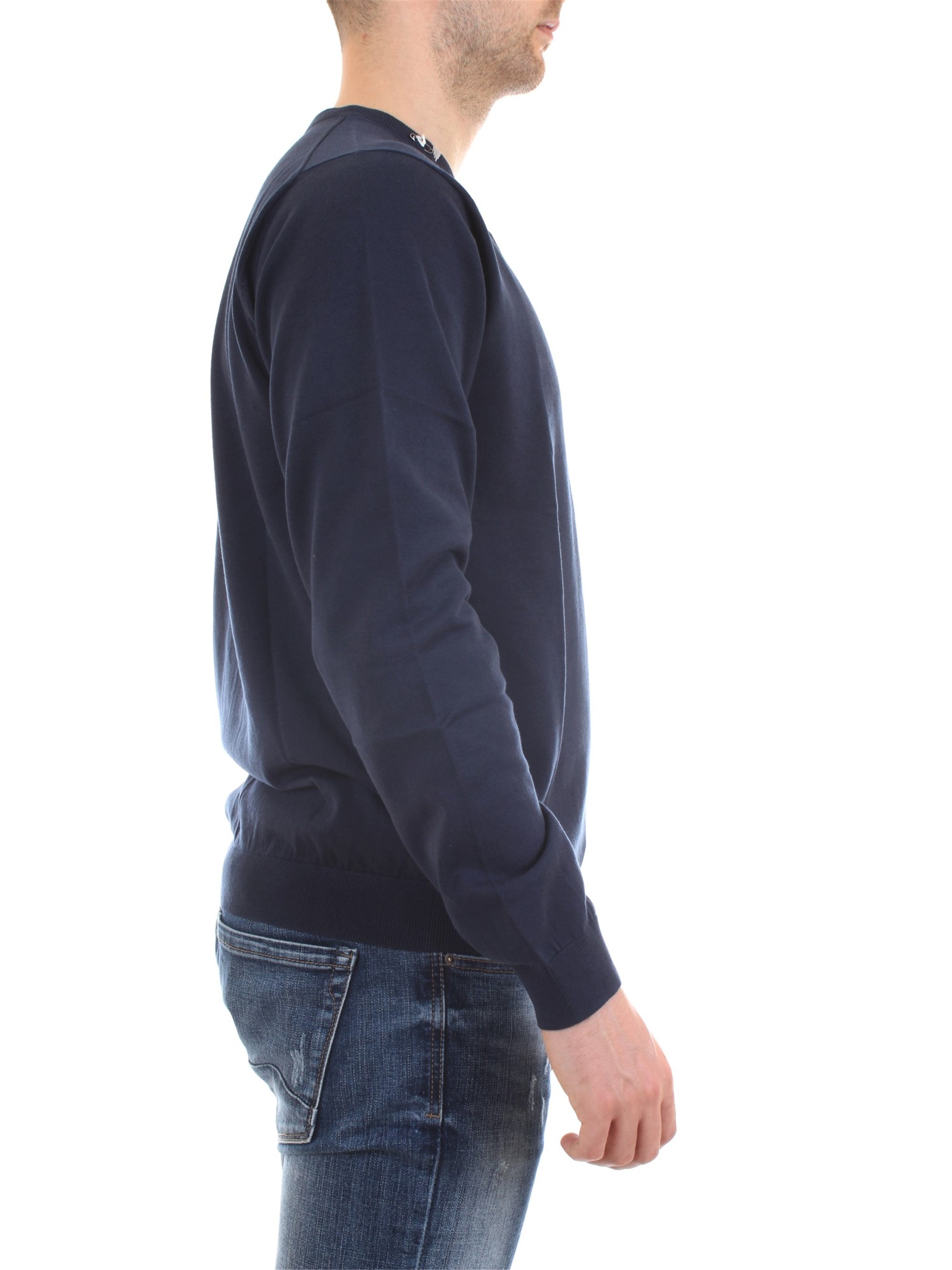 SUN68 K30101 Blue Clothing Man Pullover SUN68 K30101 Blue Clothing Man Pullover
