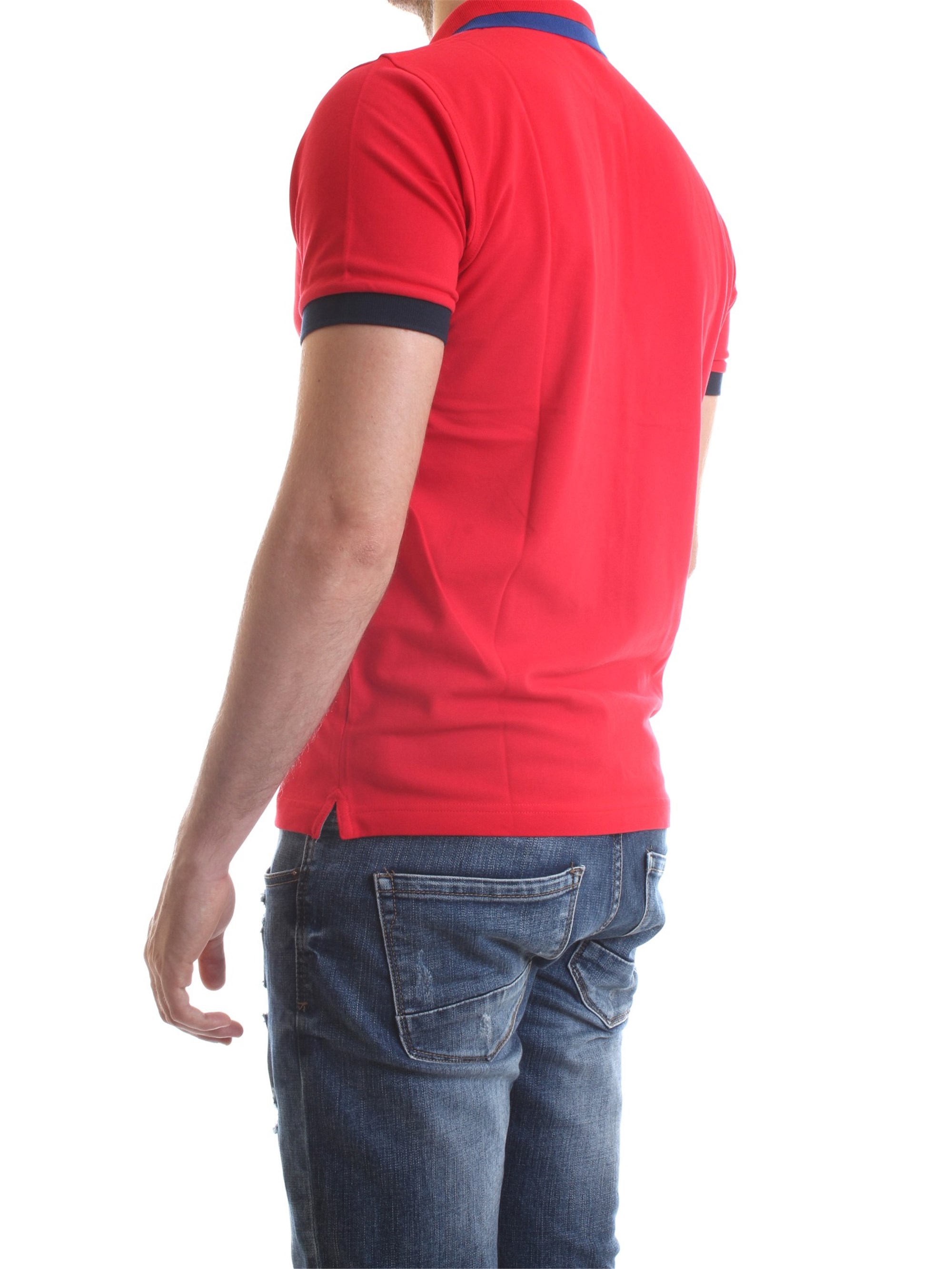 SUN68 A30107 Red Clothing Man Polo shirt SUN68 A30107 Red Clothing Man Polo shirt