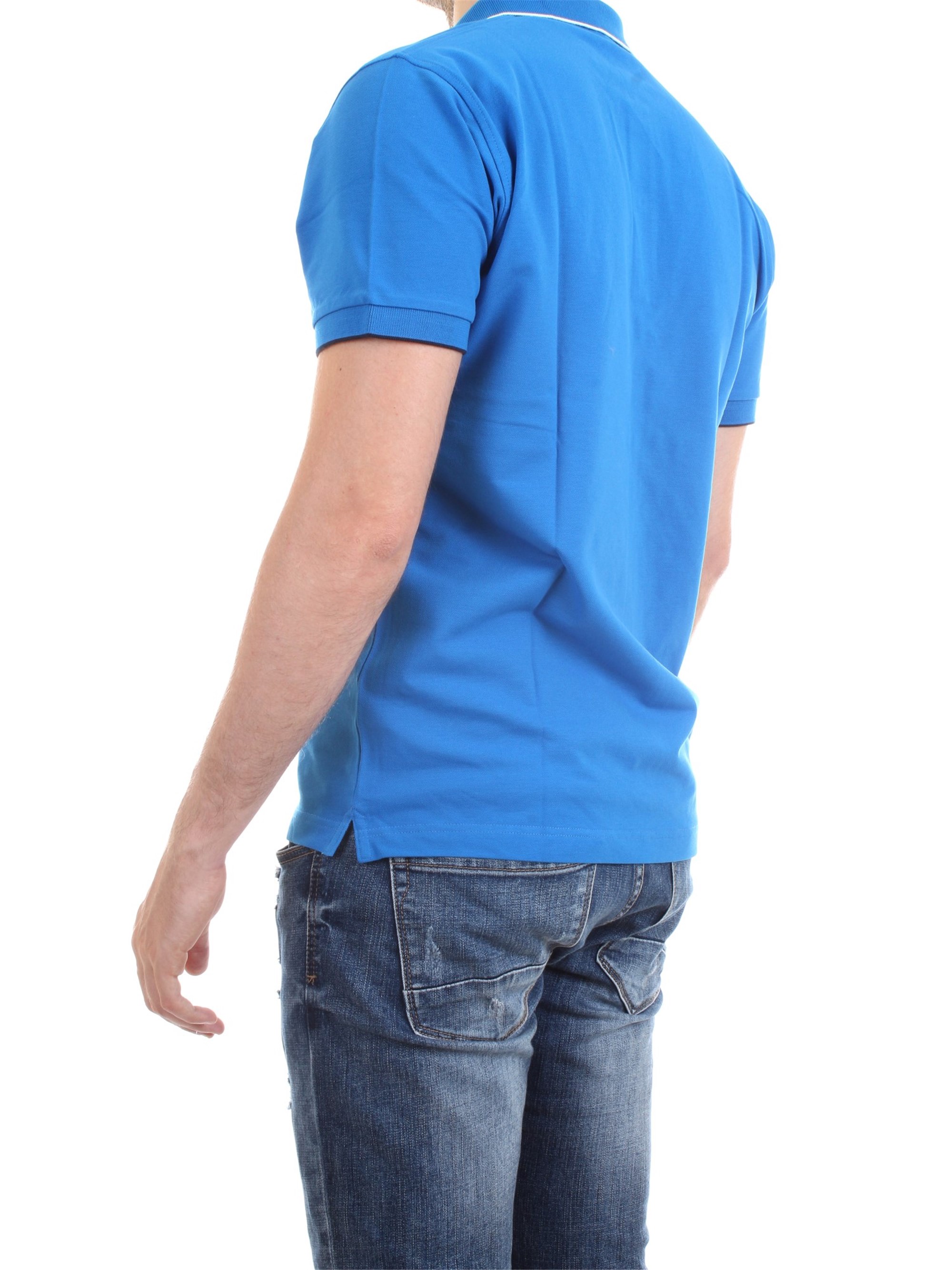 SUN68 A19106 Royal Clothing Man Polo shirt SUN68 A19106 Royal Clothing Man Polo shirt