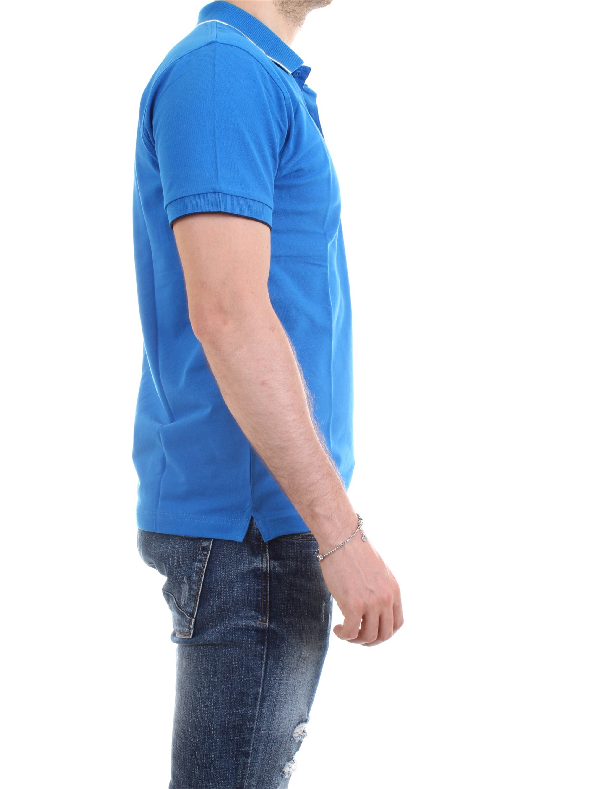 SUN68 A19106 Royal Clothing Man Polo shirt SUN68 A19106 Royal Clothing Man Polo shirt