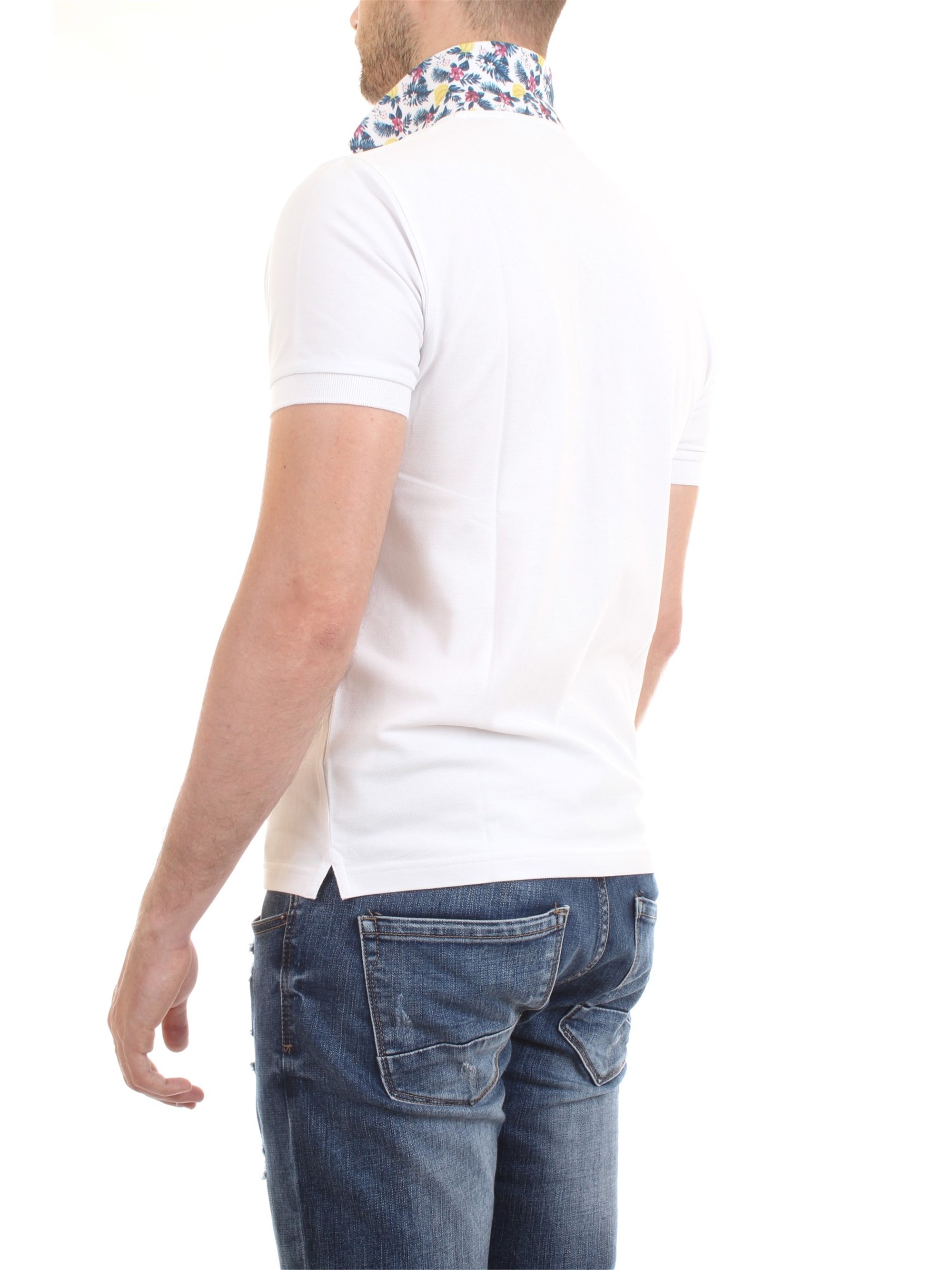 SUN68 A19105 White Clothing Man Polo shirt SUN68 A19105 White Clothing Man Polo shirt