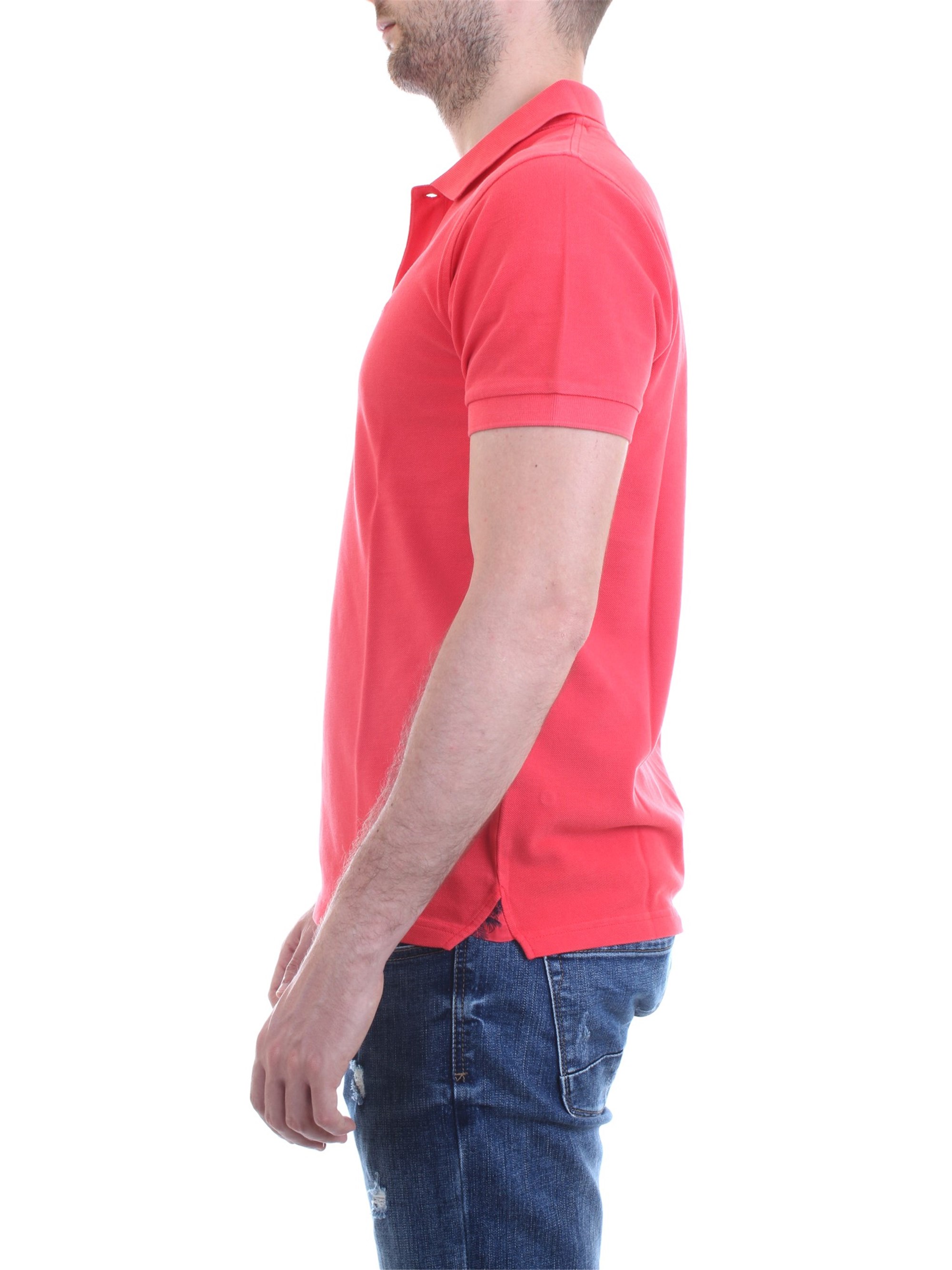 SUN68 A19104 Red Clothing Man Polo shirt SUN68 A19104 Red Clothing Man Polo shirt