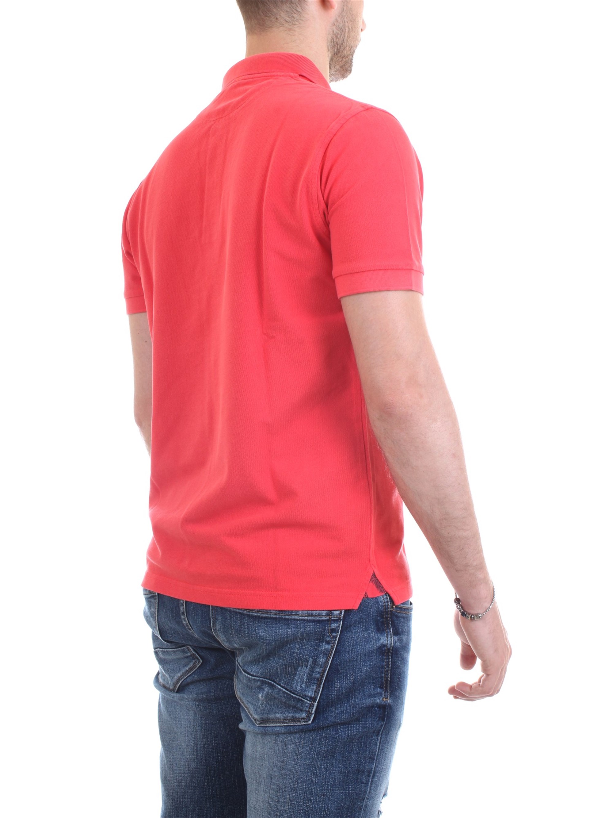 SUN68 A19104 Red Clothing Man Polo shirt SUN68 A19104 Red Clothing Man Polo shirt