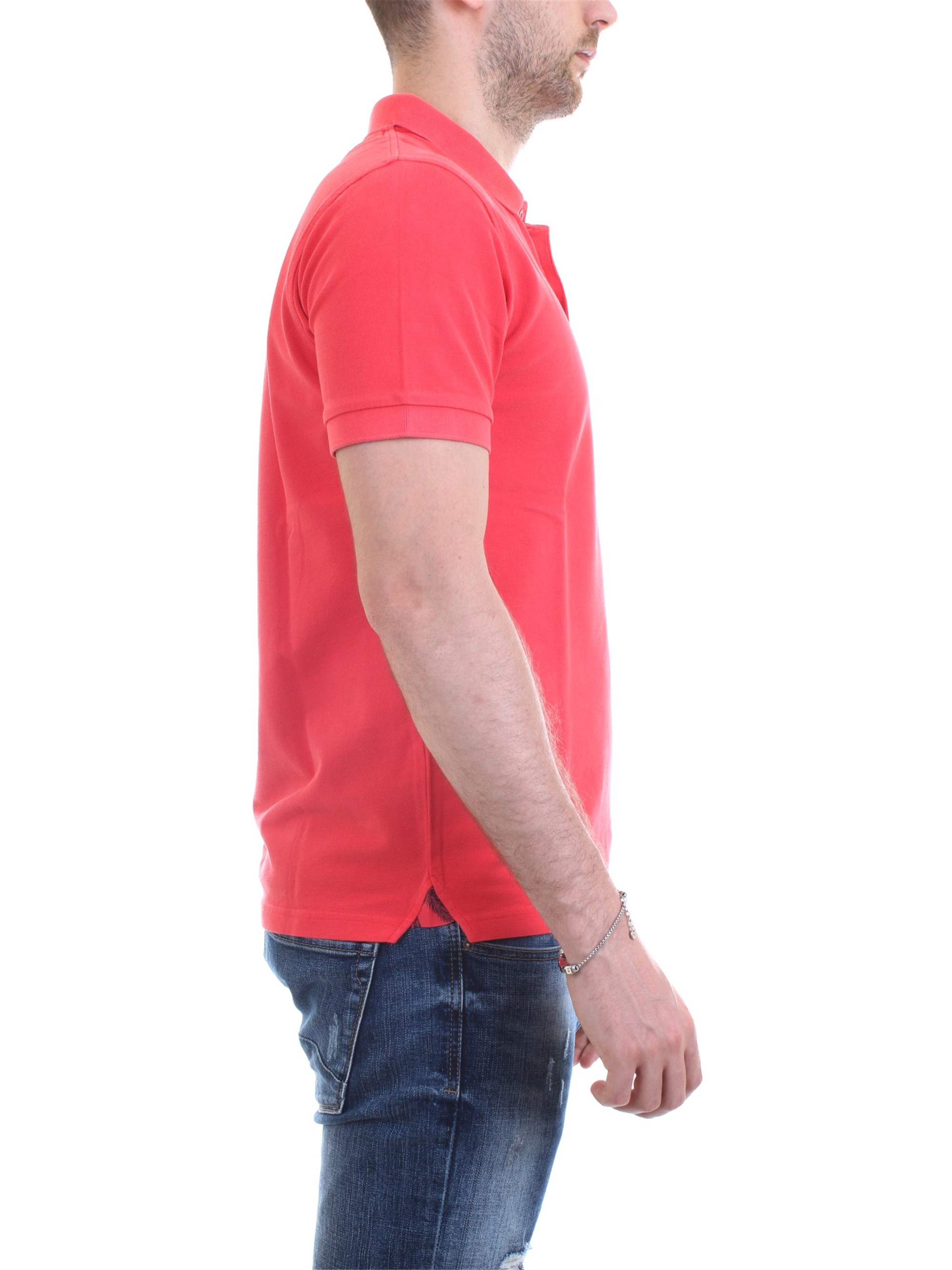 SUN68 A19104 Red Clothing Man Polo shirt SUN68 A19104 Red Clothing Man Polo shirt