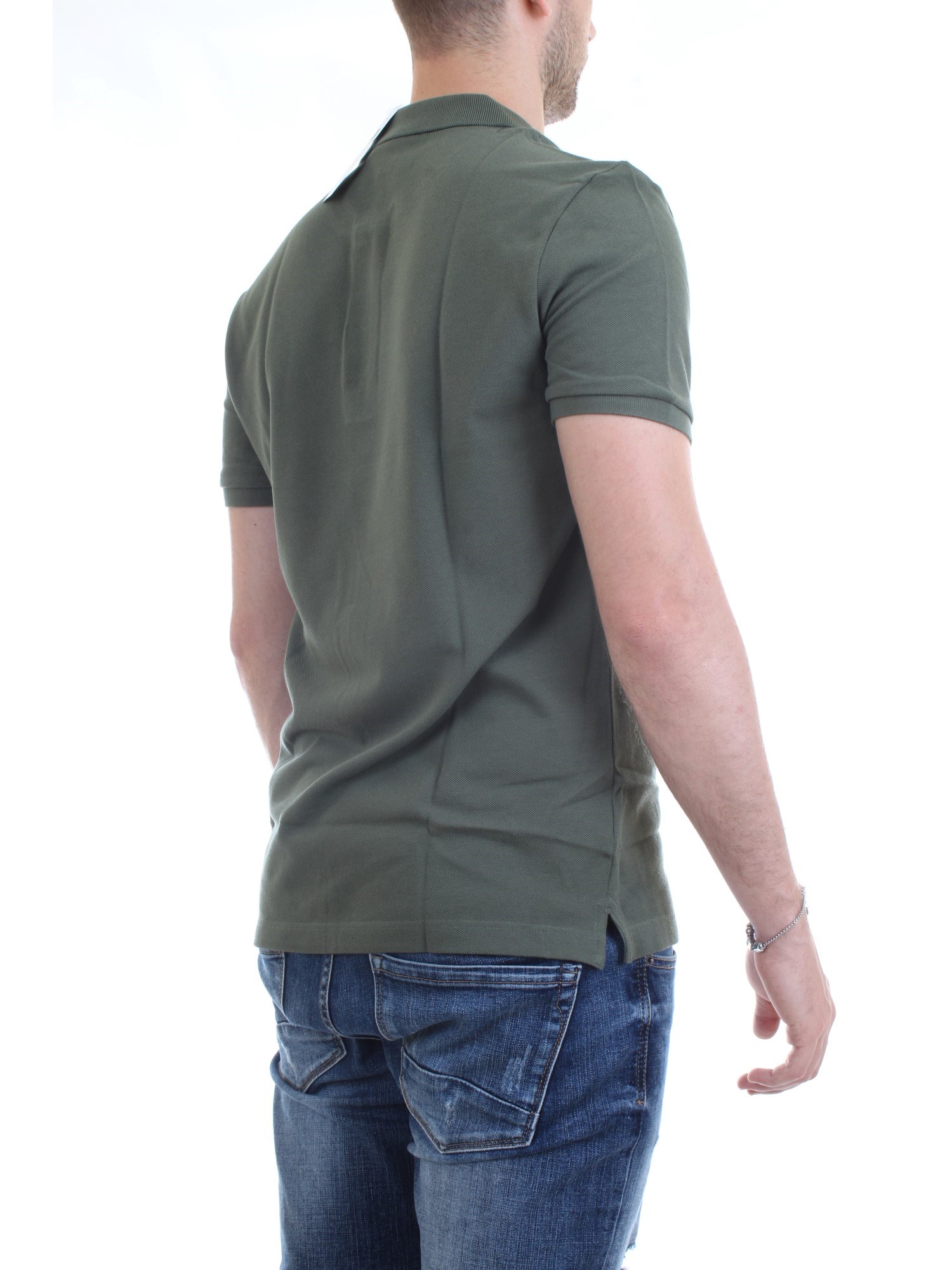 Lacoste PH4012 Khaki green Clothing Man Polo shirt Lacoste PH4012 Khaki green Clothing Man Polo shirt