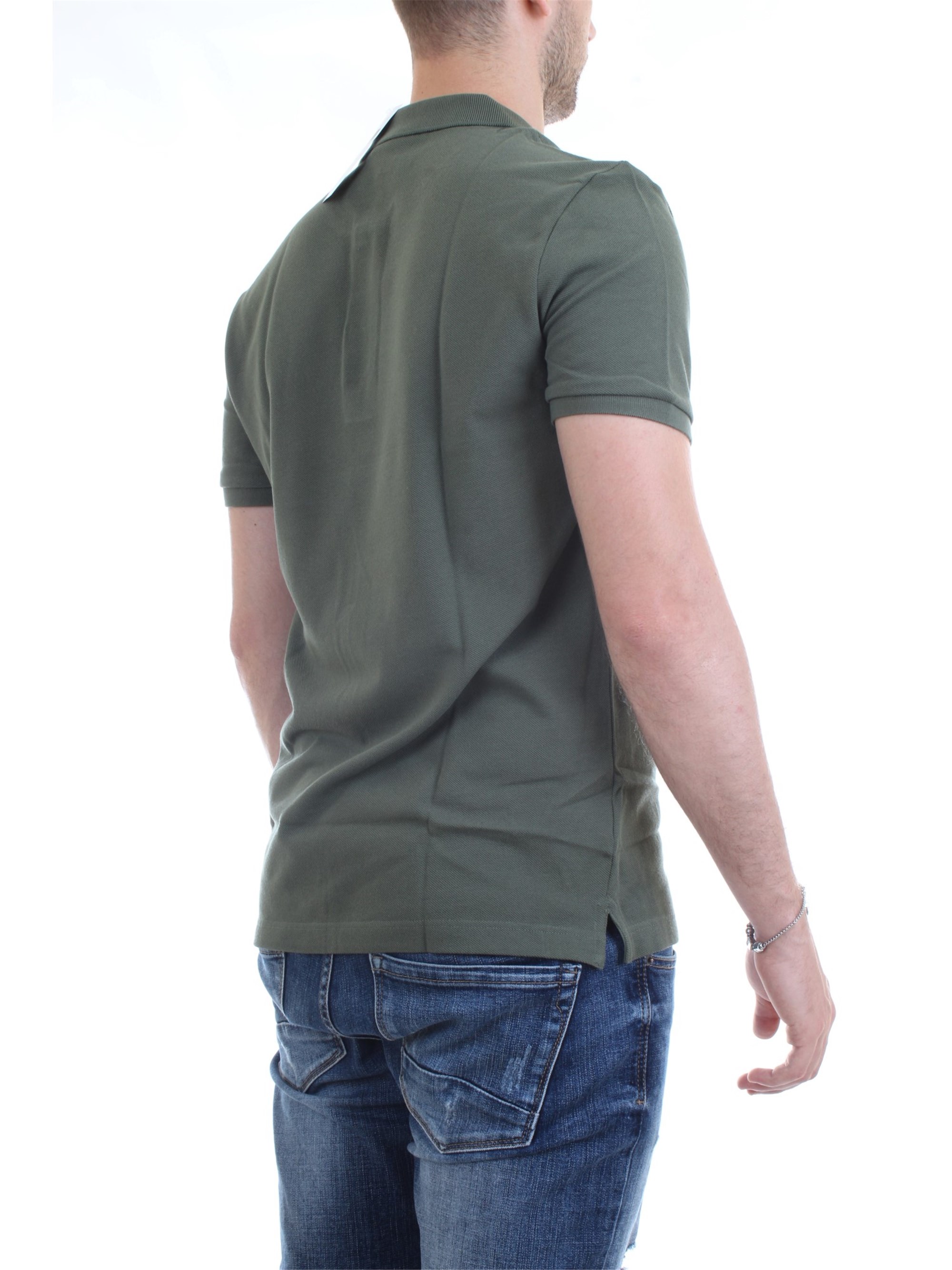 Lacoste PH4012 Khaki green Clothing Man Polo shirt Lacoste PH4012 Khaki green Clothing Man Polo shirt