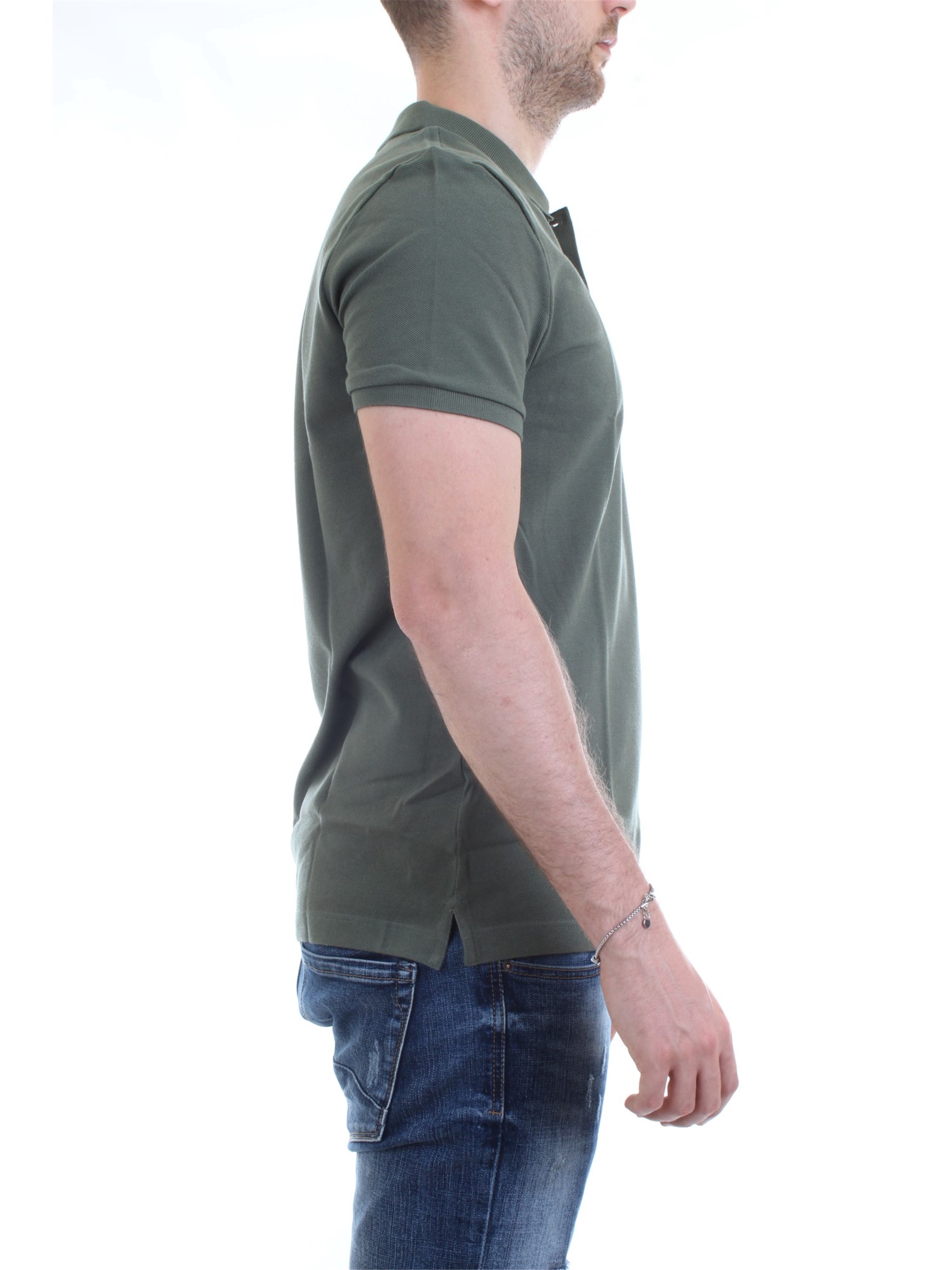 Lacoste PH4012 Khaki green Clothing Man Polo shirt Lacoste PH4012 Khaki green Clothing Man Polo shirt