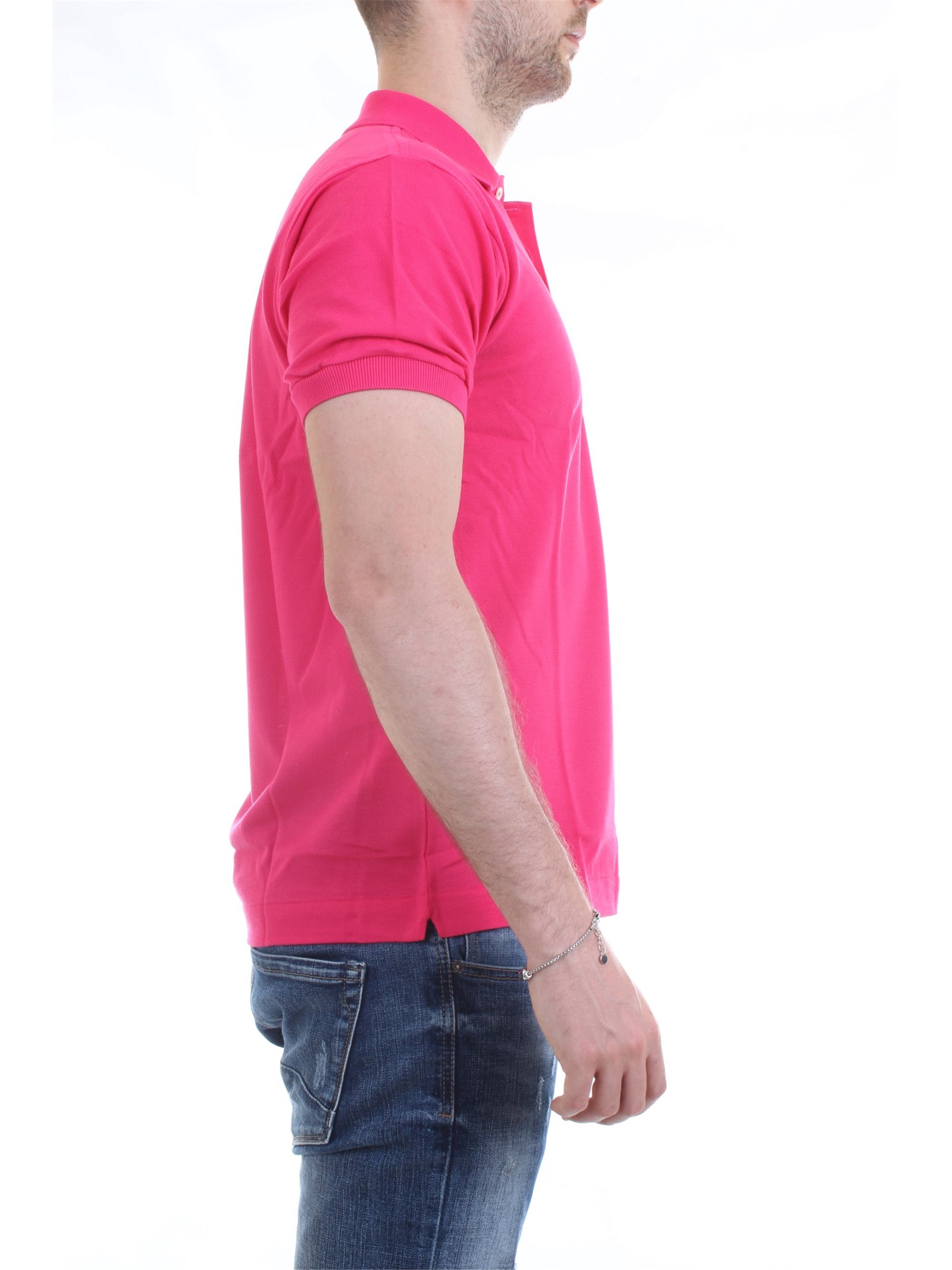 Lacoste L.12.12 Fuchsia Clothing Man Polo shirt Lacoste L.12.12 Fuchsia Clothing Man Polo shirt
